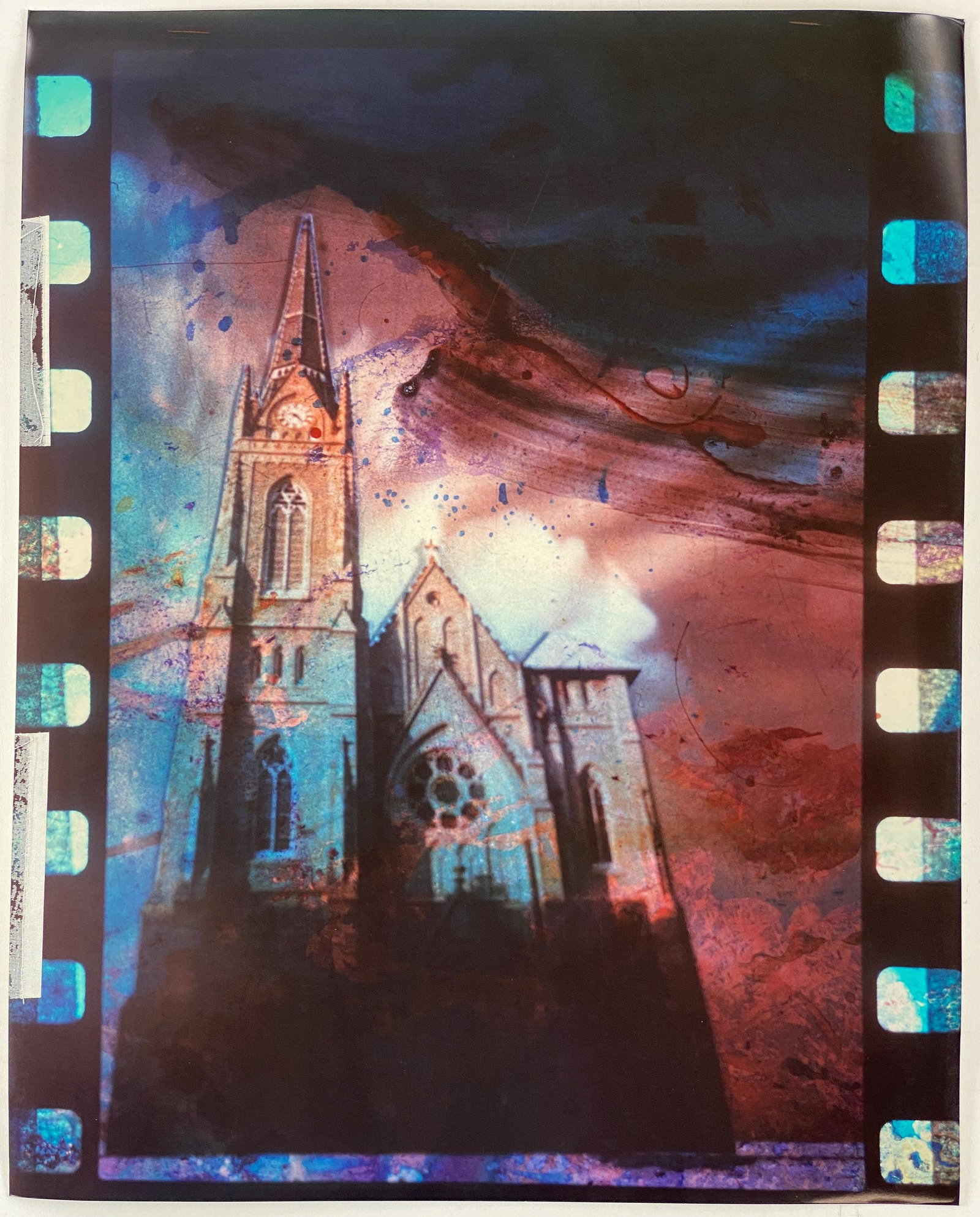 Barbara Hershey (American/Cincinnati, 1943-1992): Barbara Hershey (American/Cincinnati, 1943-1992) A silver gelatin image of St. Francis De Sales in Cincinnati; 20" x 16".Photographer Barbara Hershey (American, 1943-1992) was born in Cincinnati, Ohio