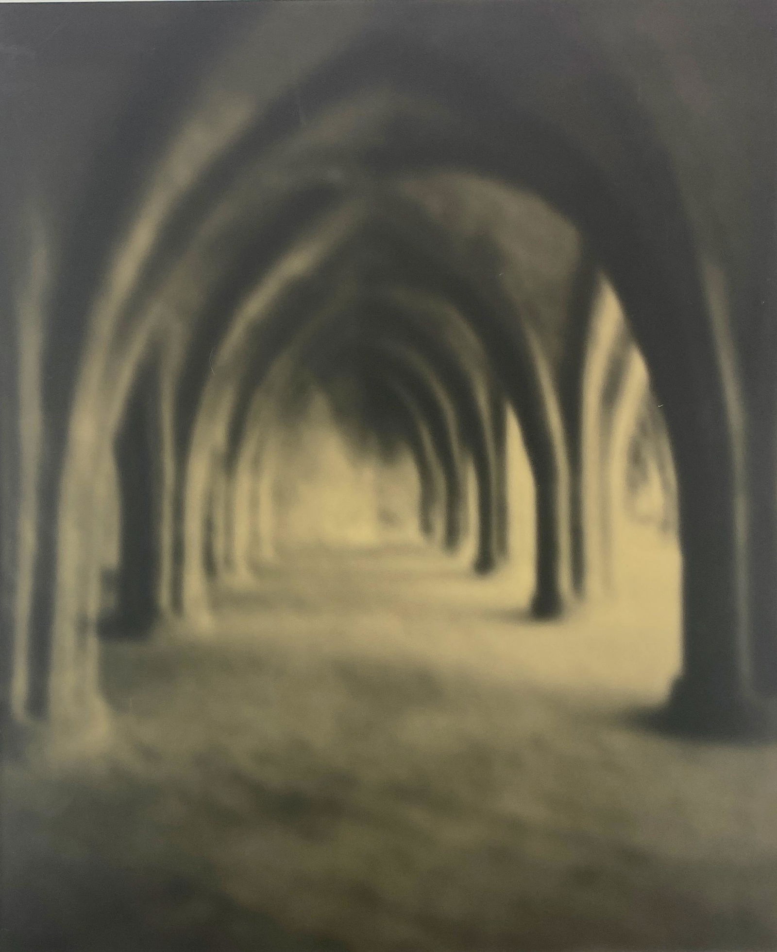 Robert Stivers (US, b. 1953) Silver Gelatin: Robert Stivers (US, b. 1953) Silver Gelatin Image size: 23" ht. x 19" wd.A silver gelatin photograph by Stivers depicting the interior of a cathedral. Stivers, an internationally known photographer, h