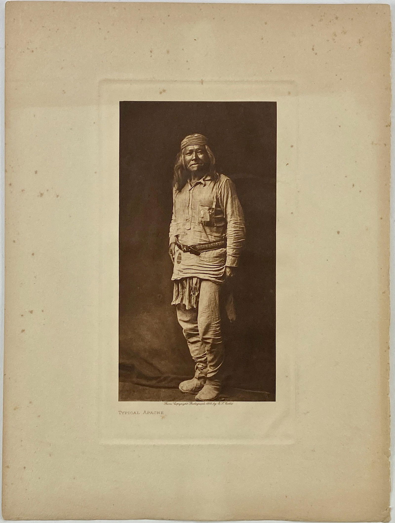 Edward Sheriff Curtis: "Typical Apache" (1 of 5)