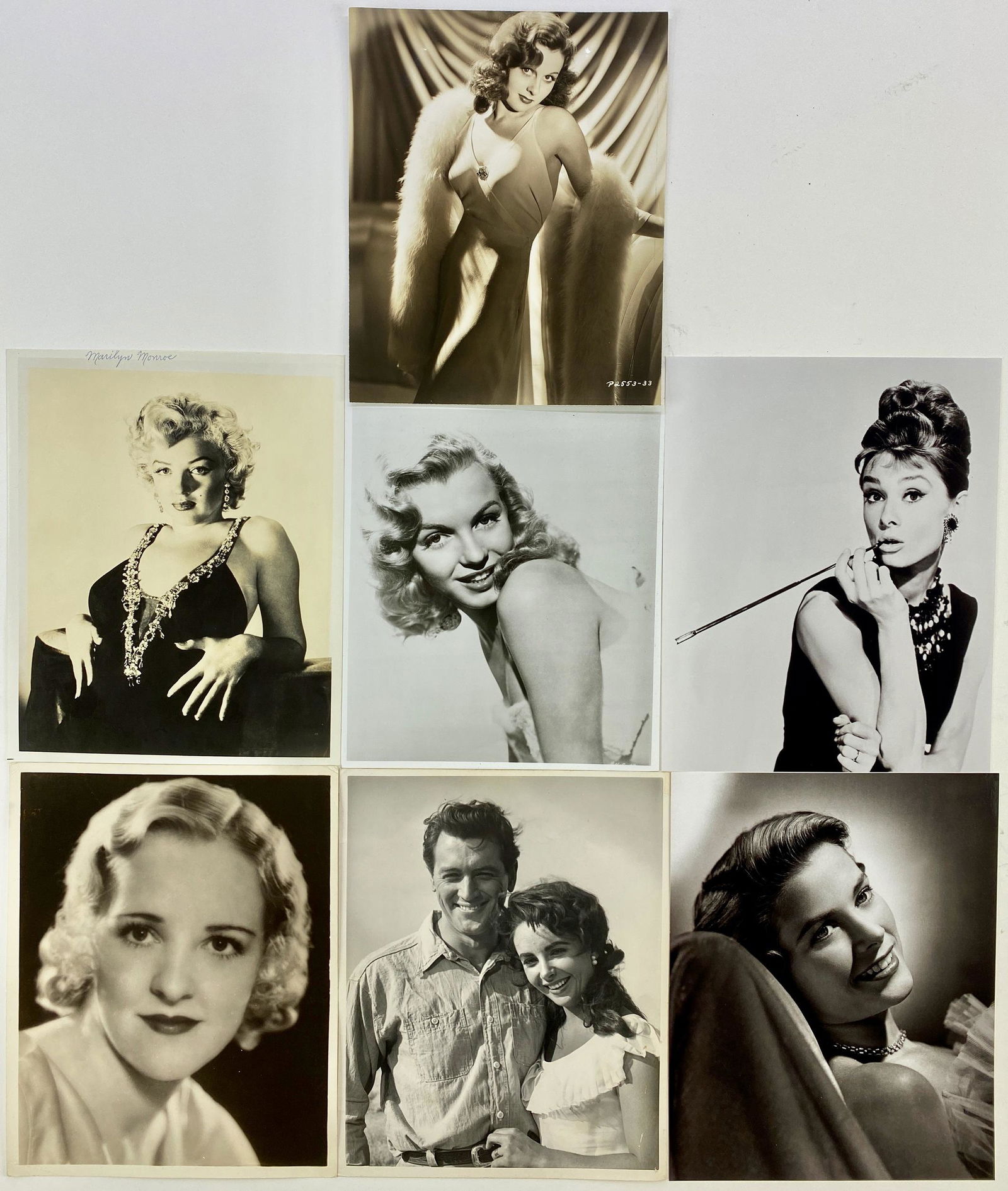 Seven Silver Gelatin Celebrity Publicity Photos (1 of 8)