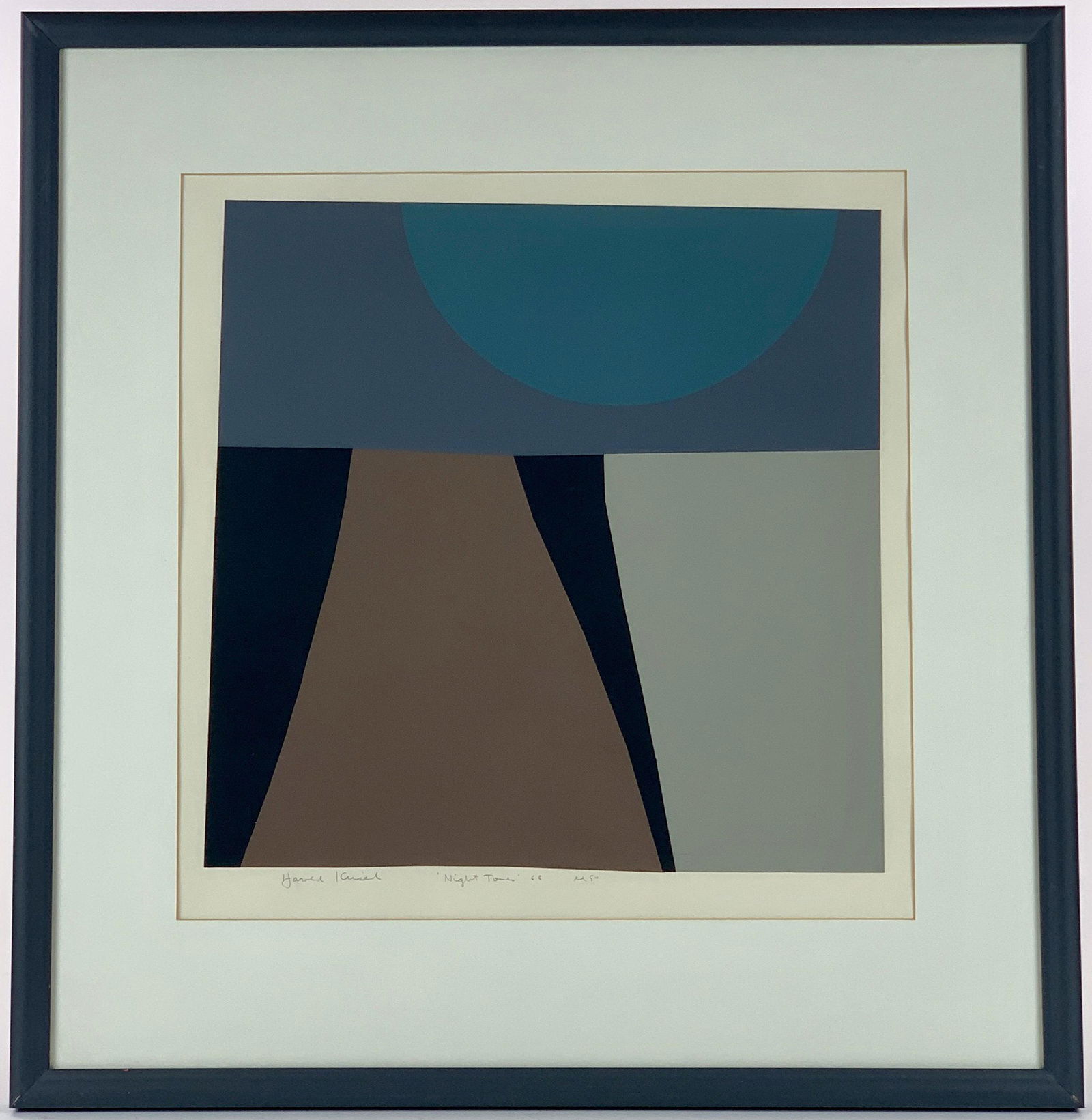 "Night Tone" Silkscreen by Harold Krisel (1 of 3)