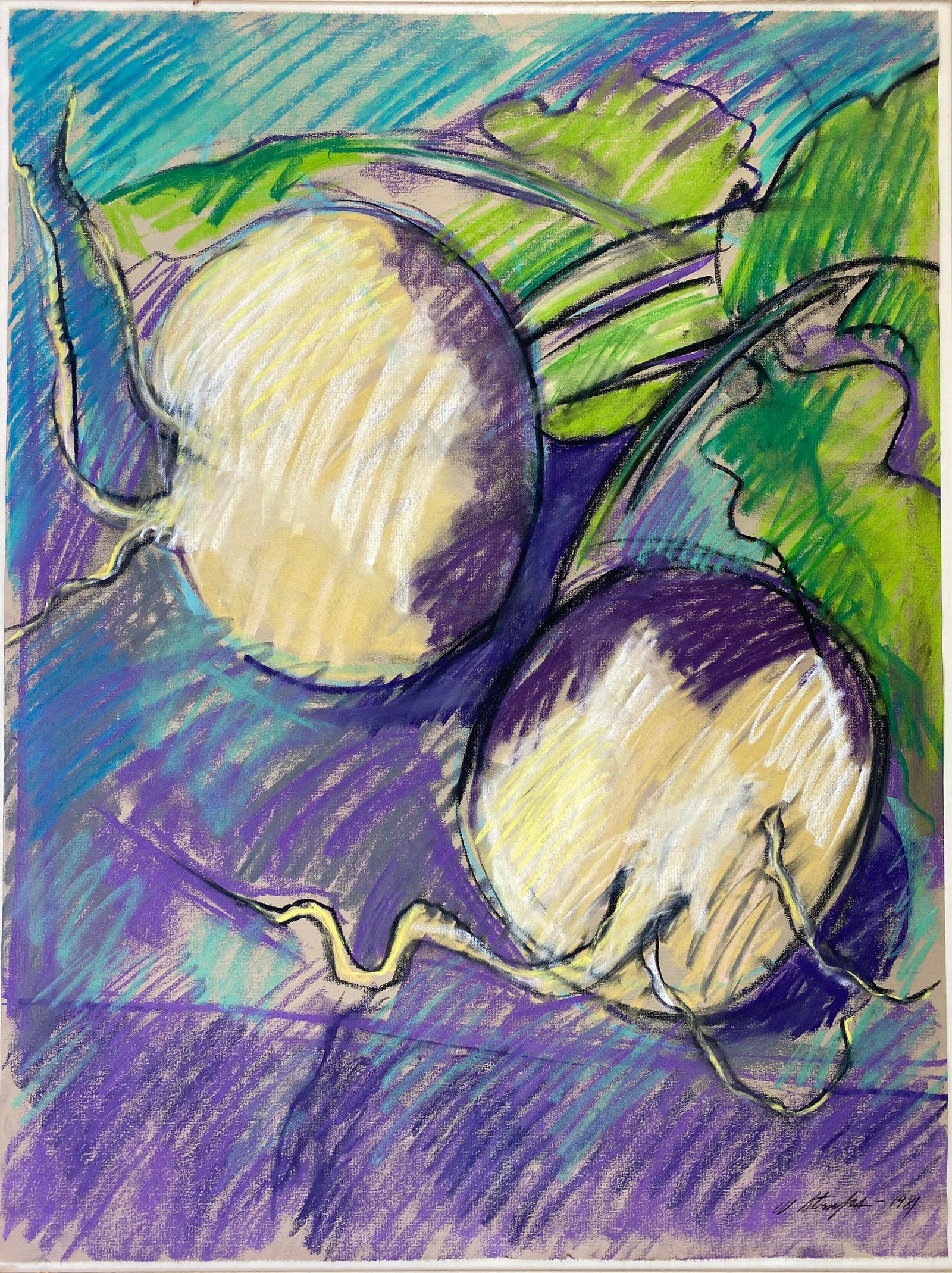 Pastel Modernist Still Life by Walter Stomps, Jr. (1 of 4)