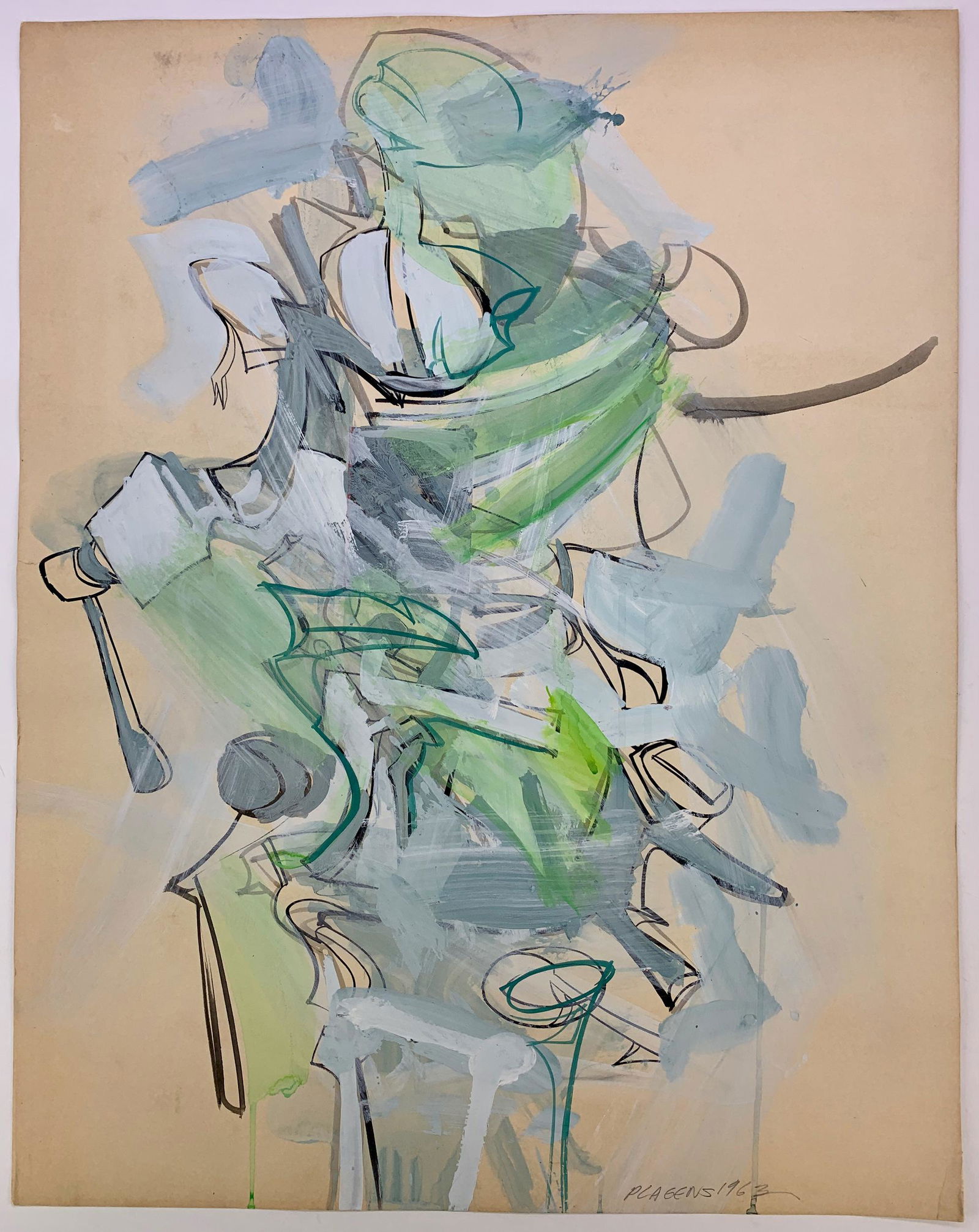 Abstract Work by Peter Plagens (US, b. 1941) (1 of 5)