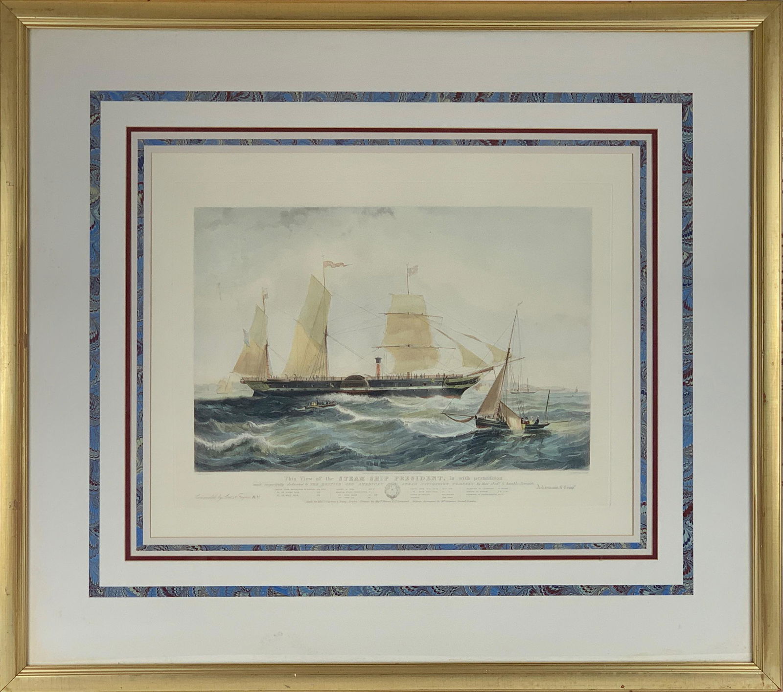 Three Large Maritime Engravings (1 of 15)