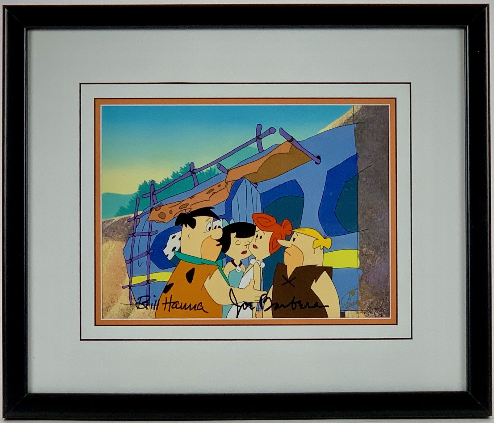 Hanna Barbera Original Animation Cel, Flintstones (1 of 5)