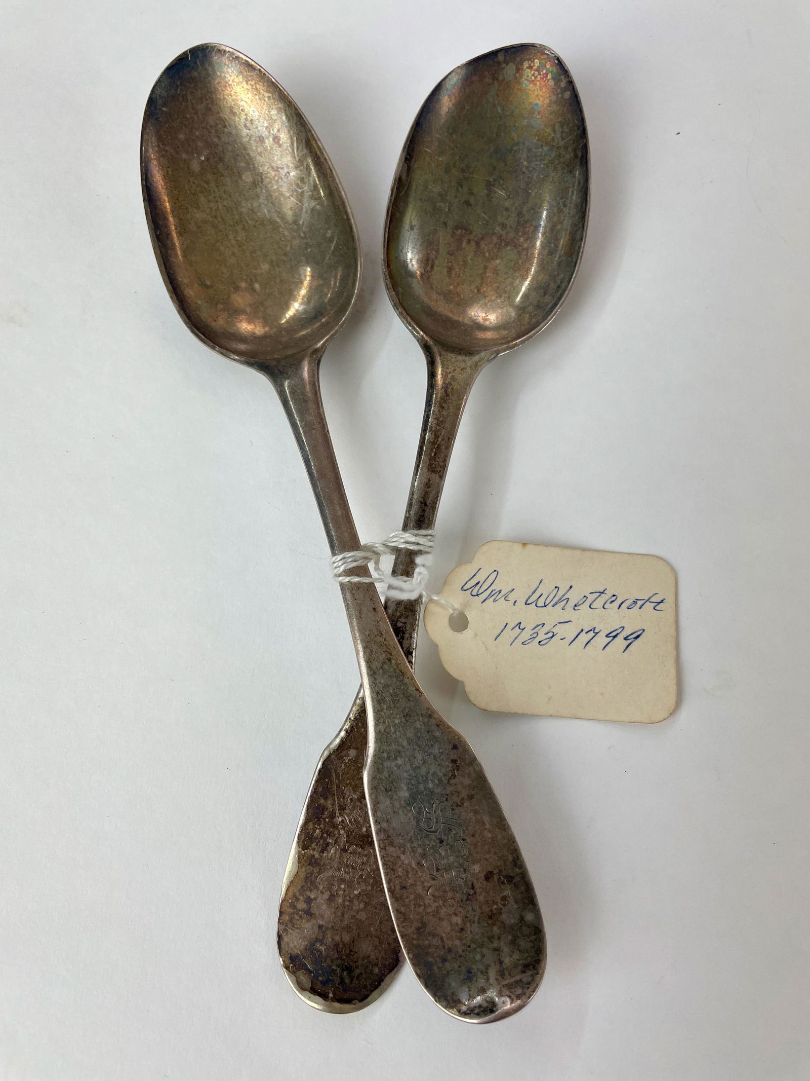 Set of William Whetcroft (Maryland) Coin Spoons (1 of 4)