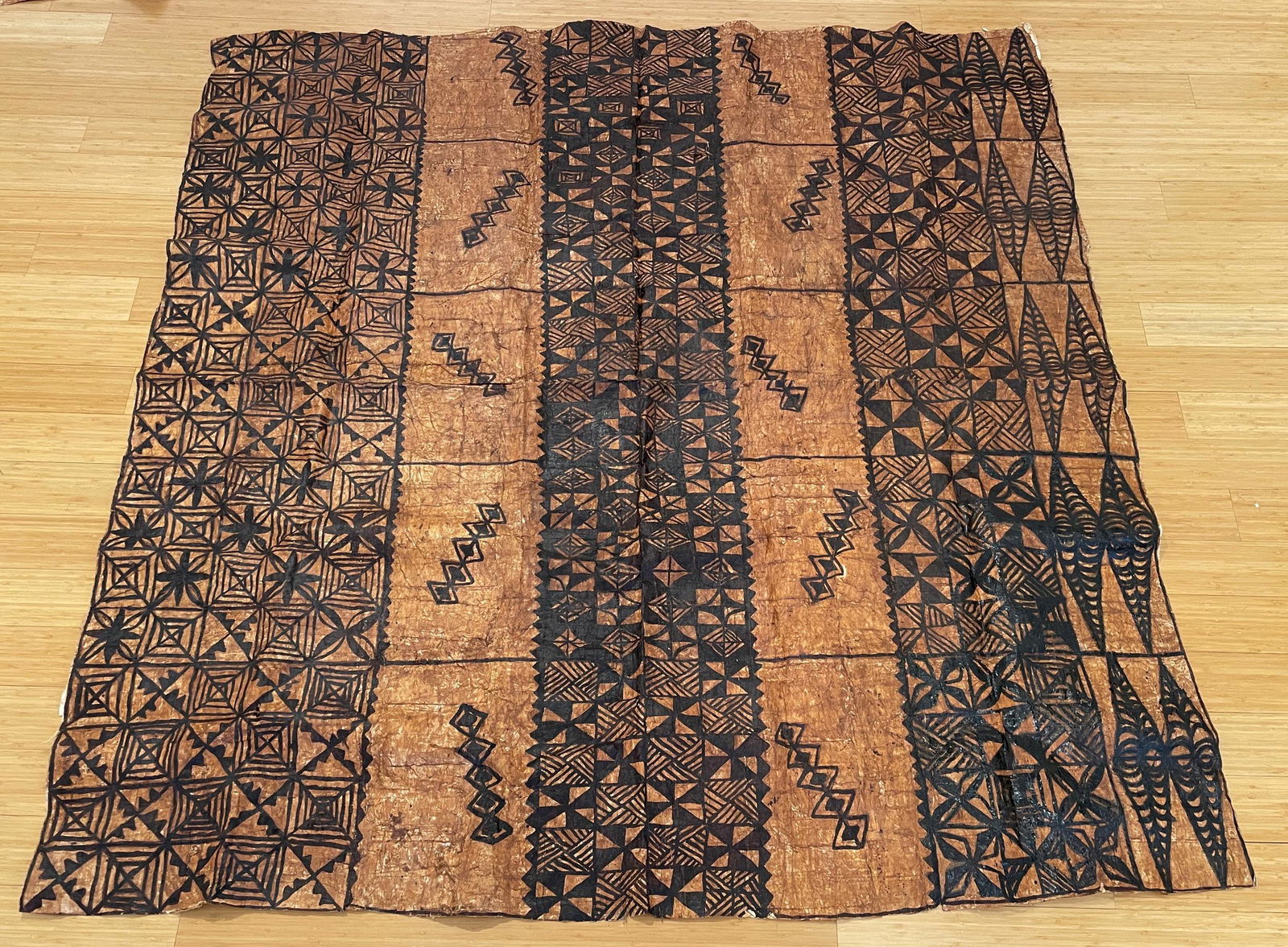 Monumental Sized Hawaiian Tapa Cloth (1 of 2)