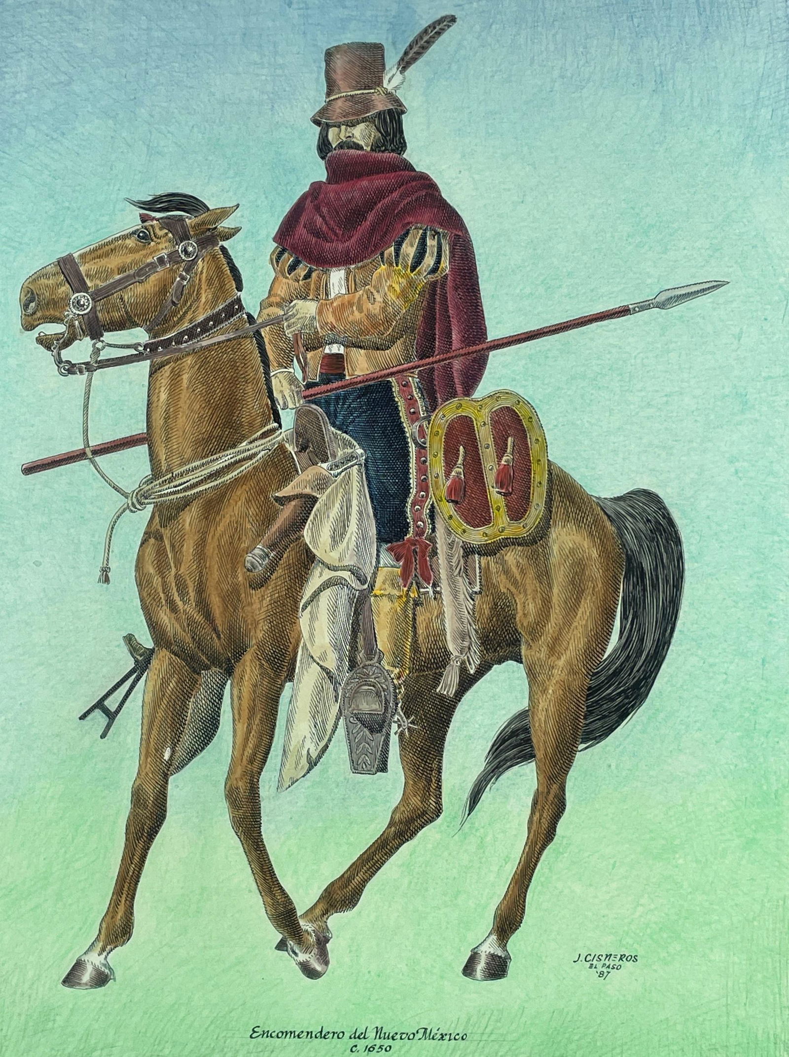Jose Cisneros, "Encomendero Del Nuevo Mexico" (1 of 5)