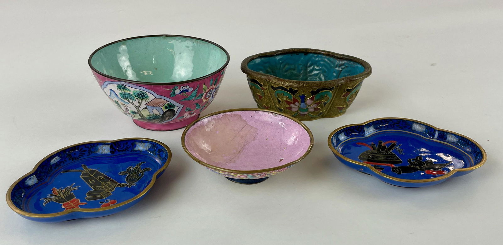 Fine Group of Chinese Cloisonne and Porcelains (1 of 10)