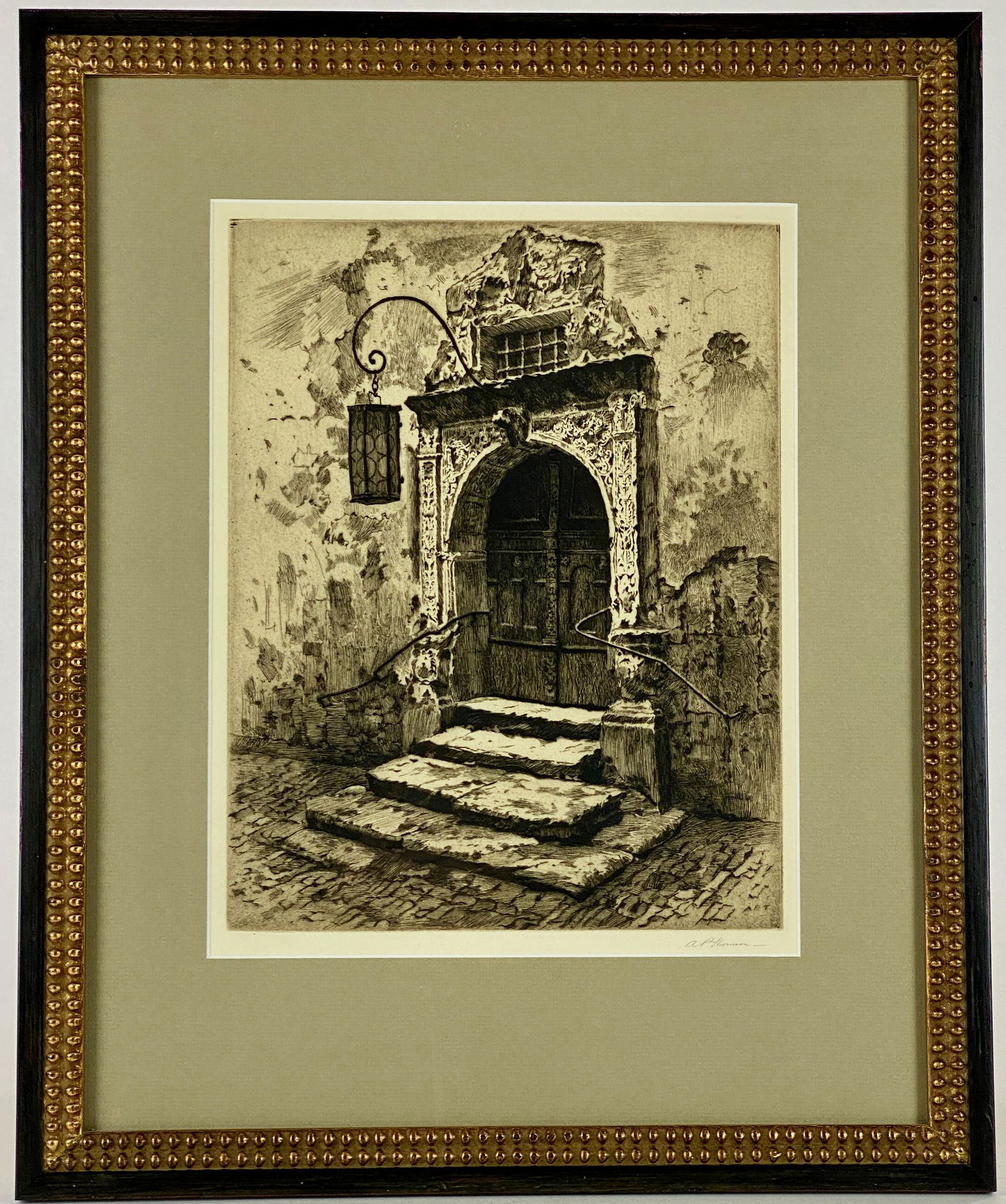 Pair of Etchings, Albany Howarth and AP Thomson (1 of 6)