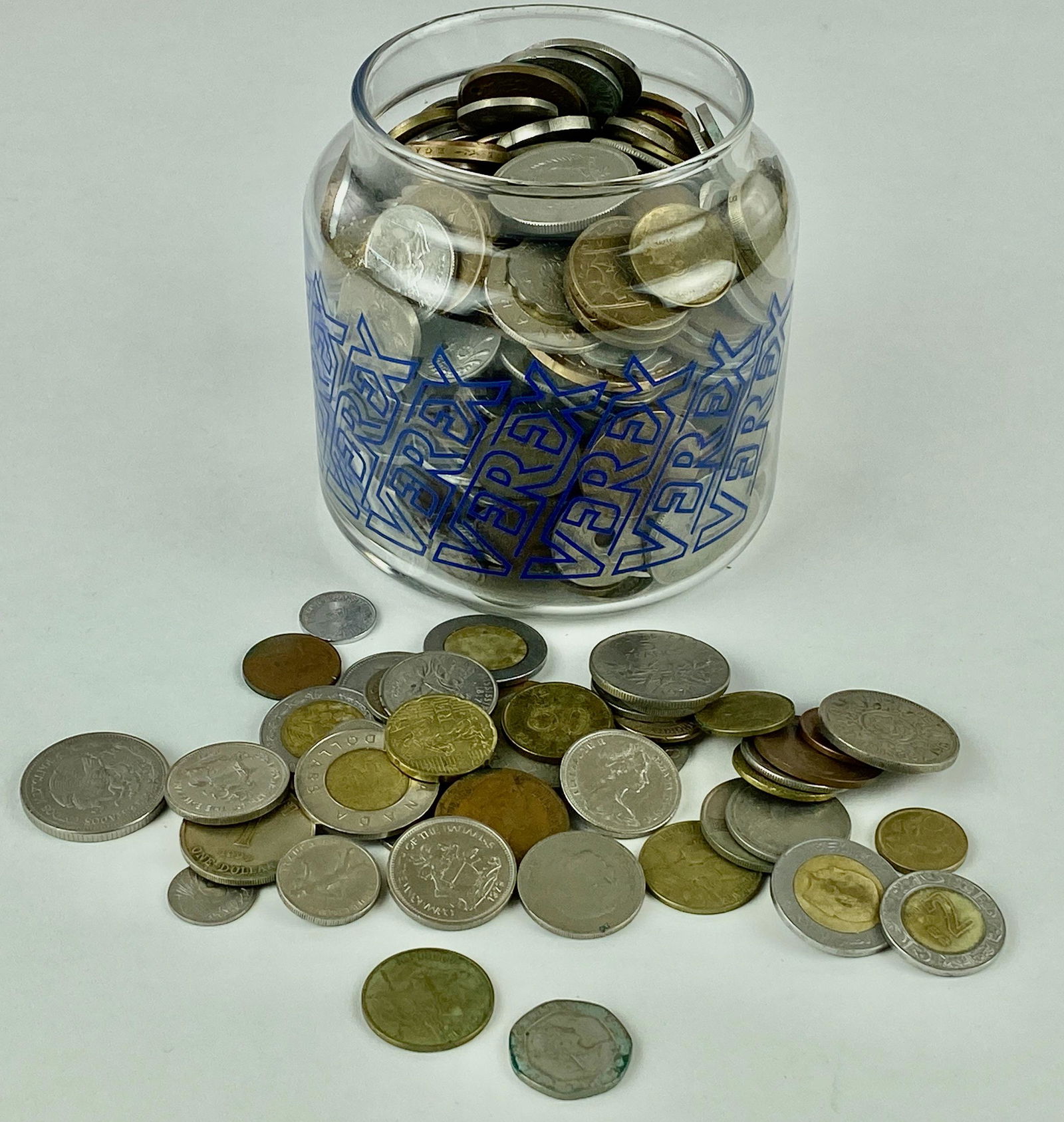 Jar of Foreign Coins (1 of 3)