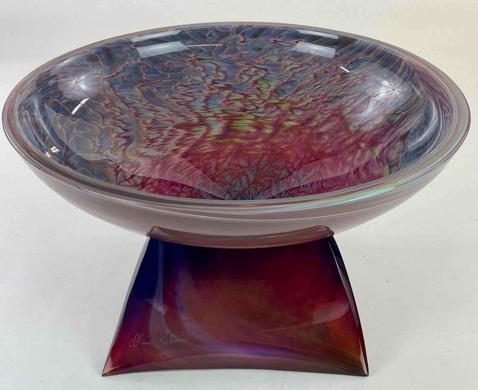 Dino Rosin (Murano, Italy) Murano Glass Bowl (1 of 5)