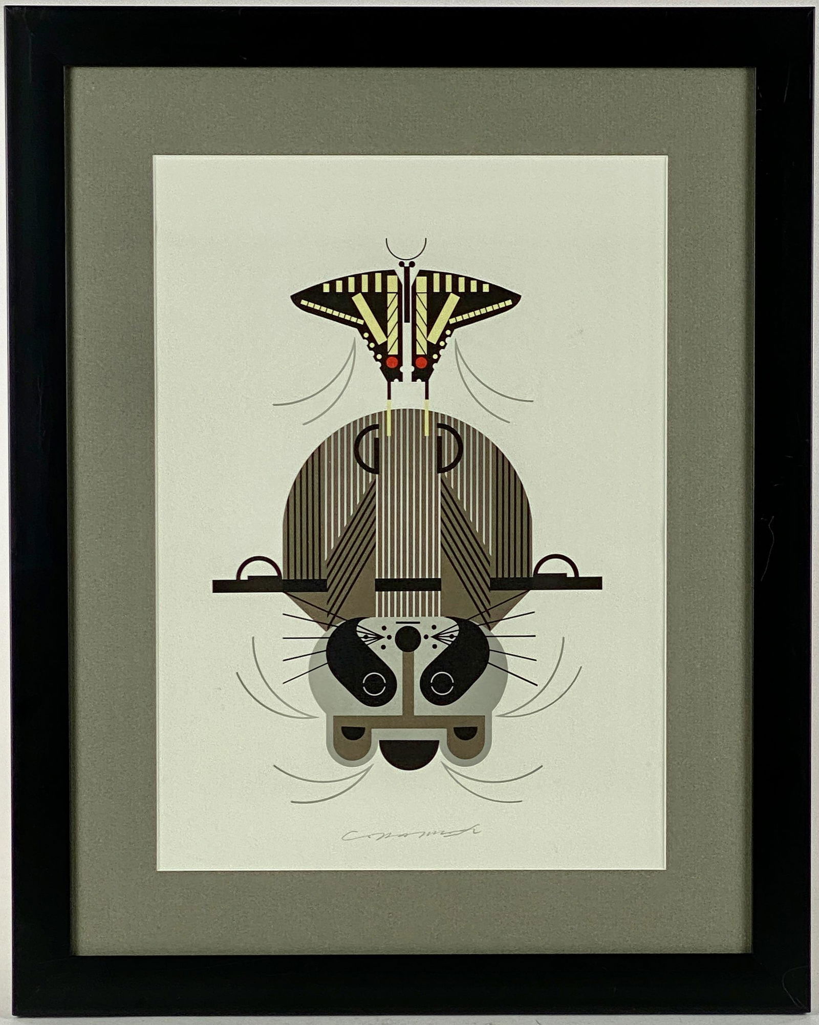 Charley Harper Signed Raccrobat Print (1 of 5)