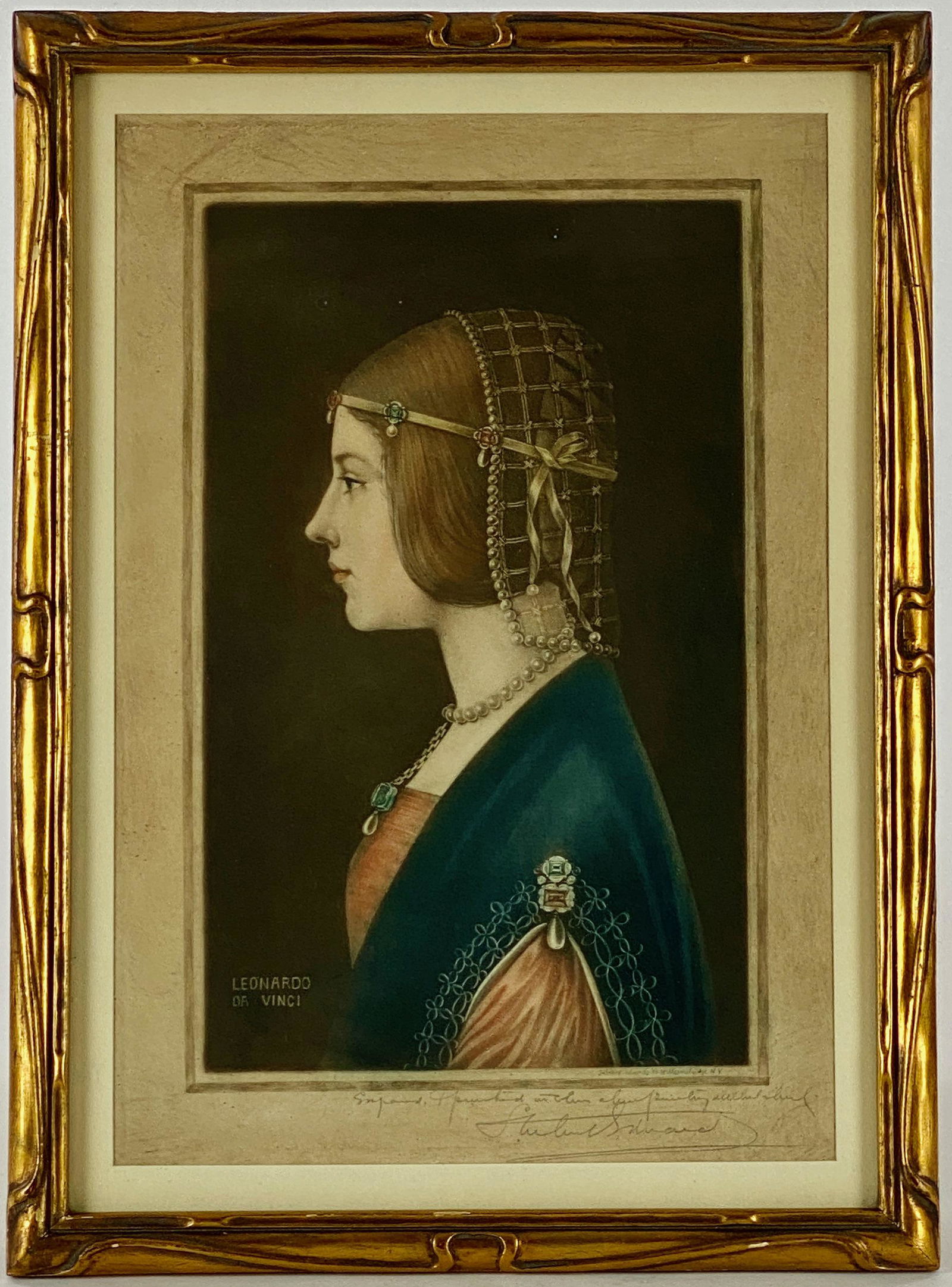 Mezzotint After Da Vinci by Samuel Edwards (1 of 5)