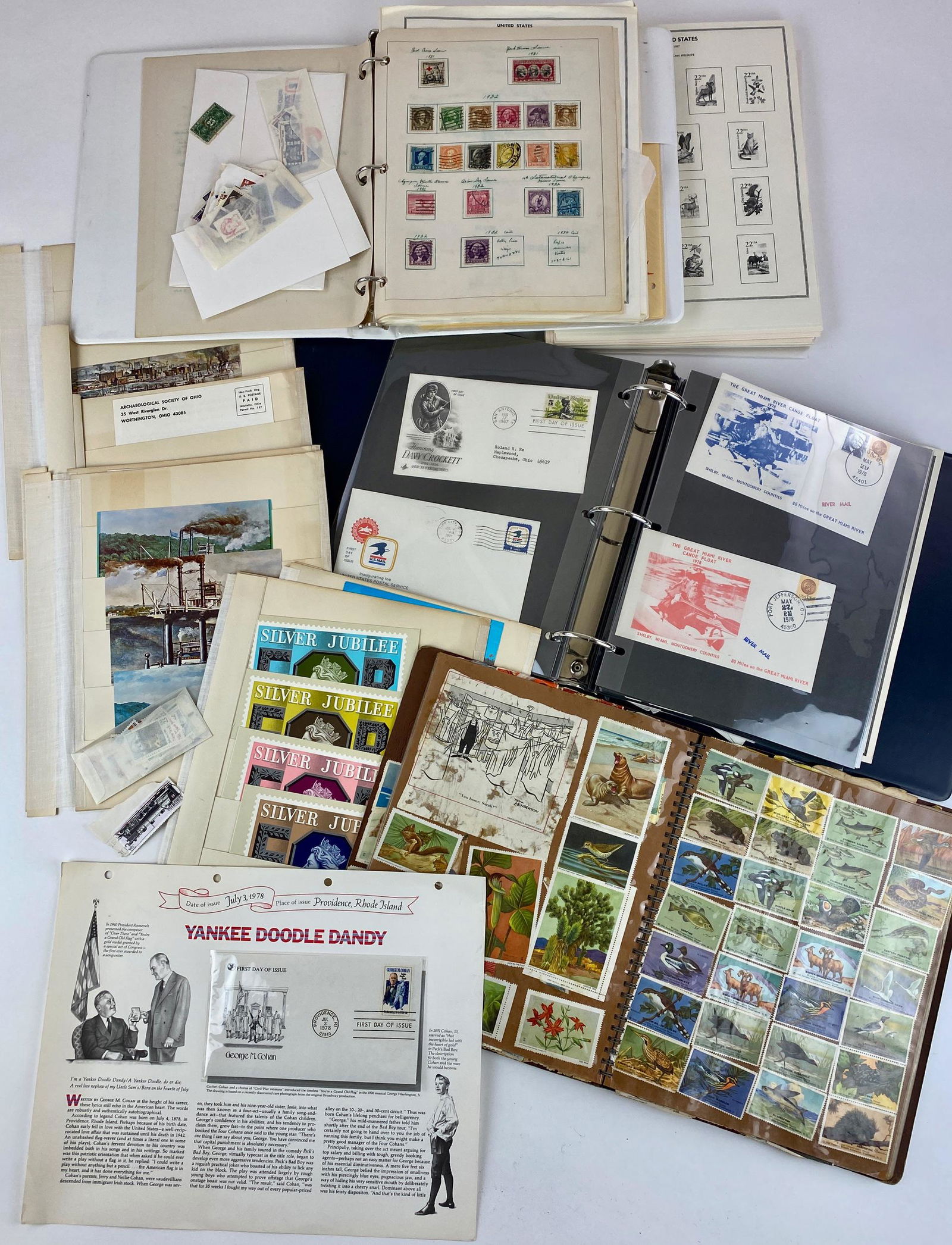 Collection of Post Cards, Stamps, and Other Postal (1 of 4)