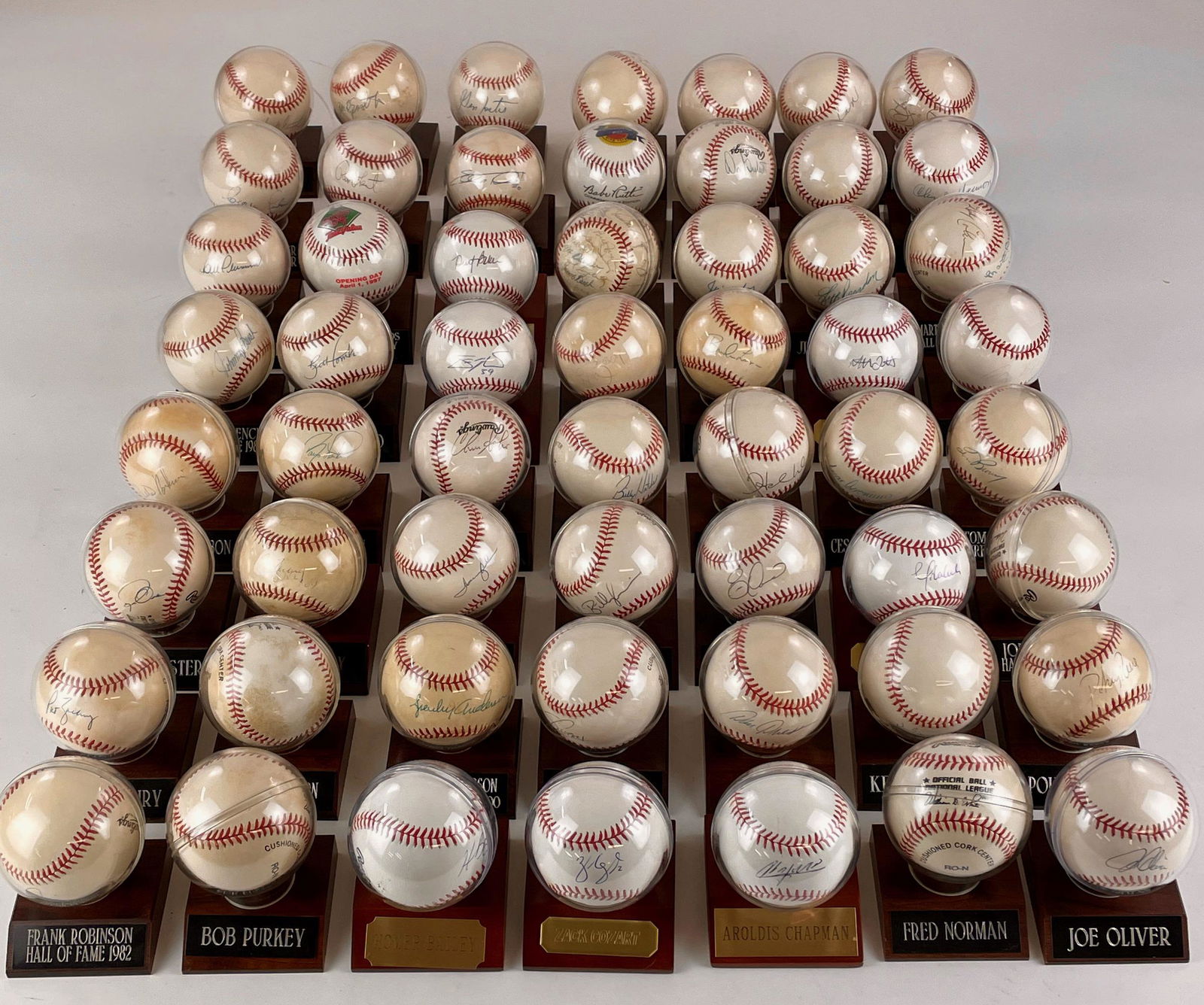 Large Collection of Cincinnati Reds Signed Balls (1 of 8)