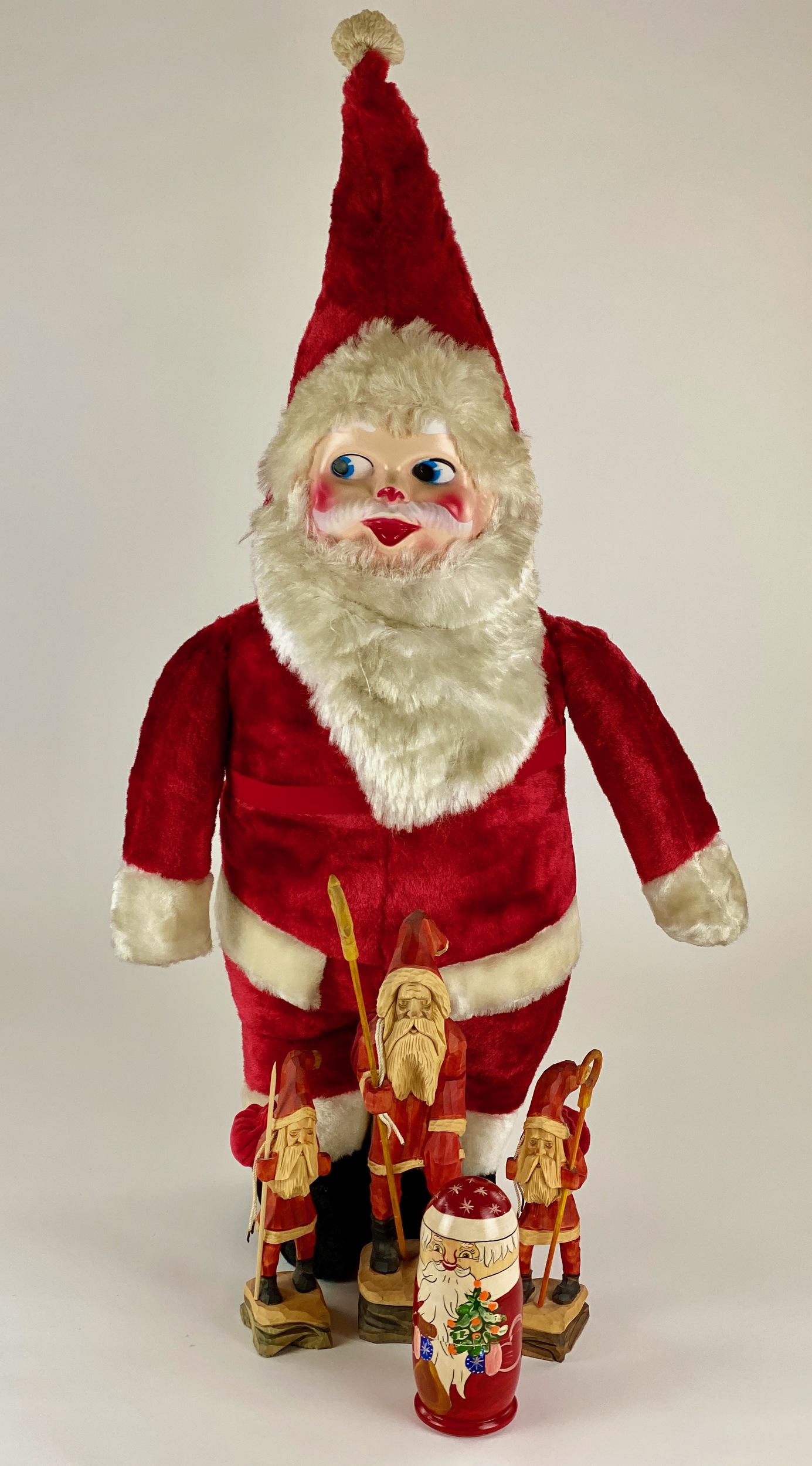 Santa Claus Figure and Carvings (1 of 7)