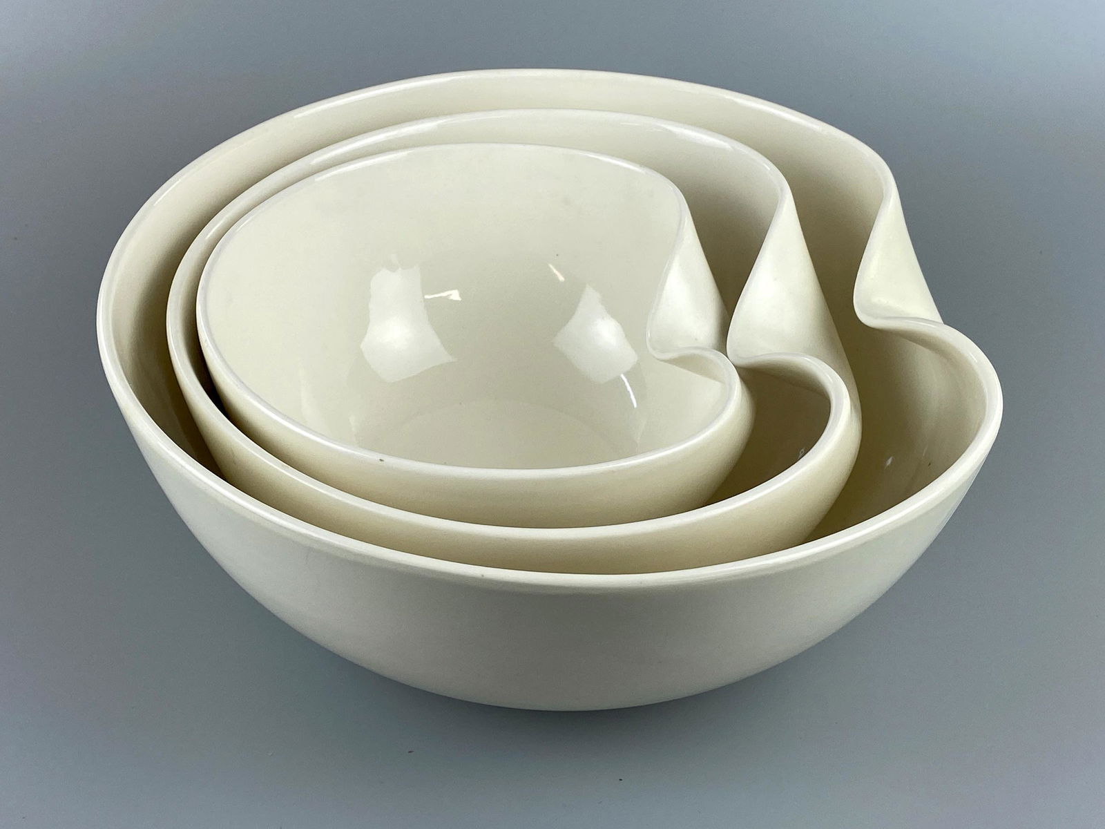 Set of 3 Peretti for Tiffany Thumbprint Bowls (1 of 13)