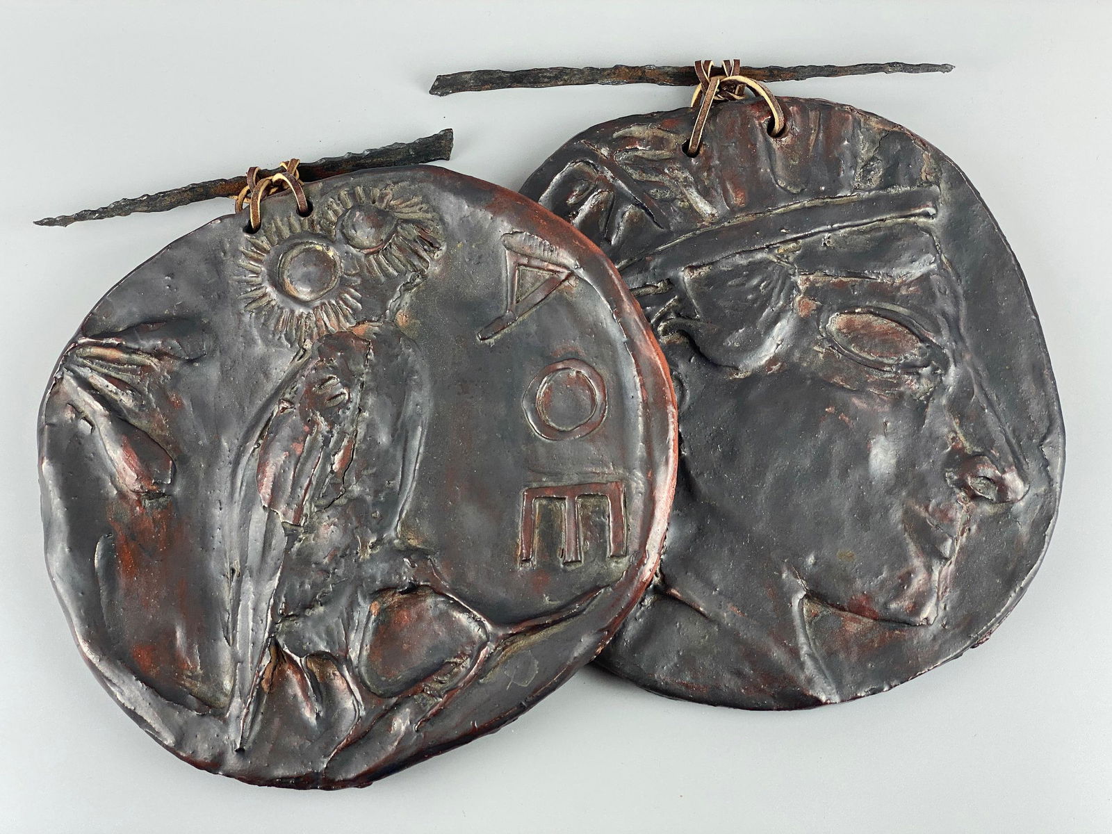 Pair of Jean Magdach Ritchey Hanging Ceramic Works (1 of 9)