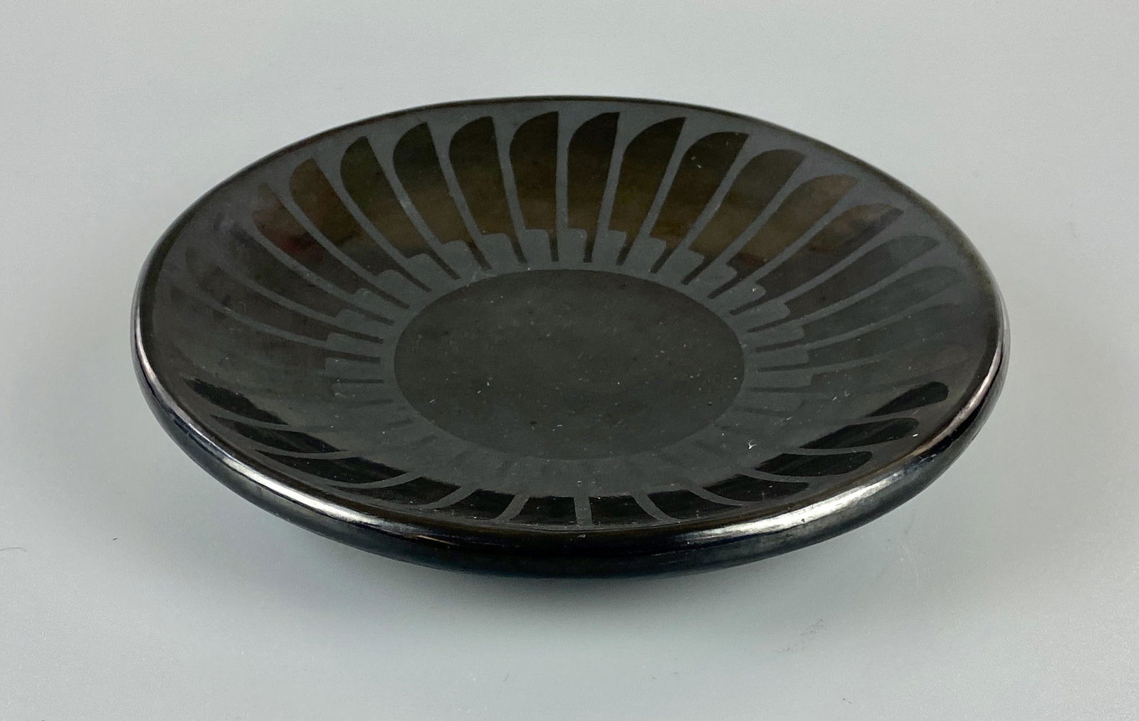 Maria / Popovi San Ildefonso Blackware DIsh (1 of 4)