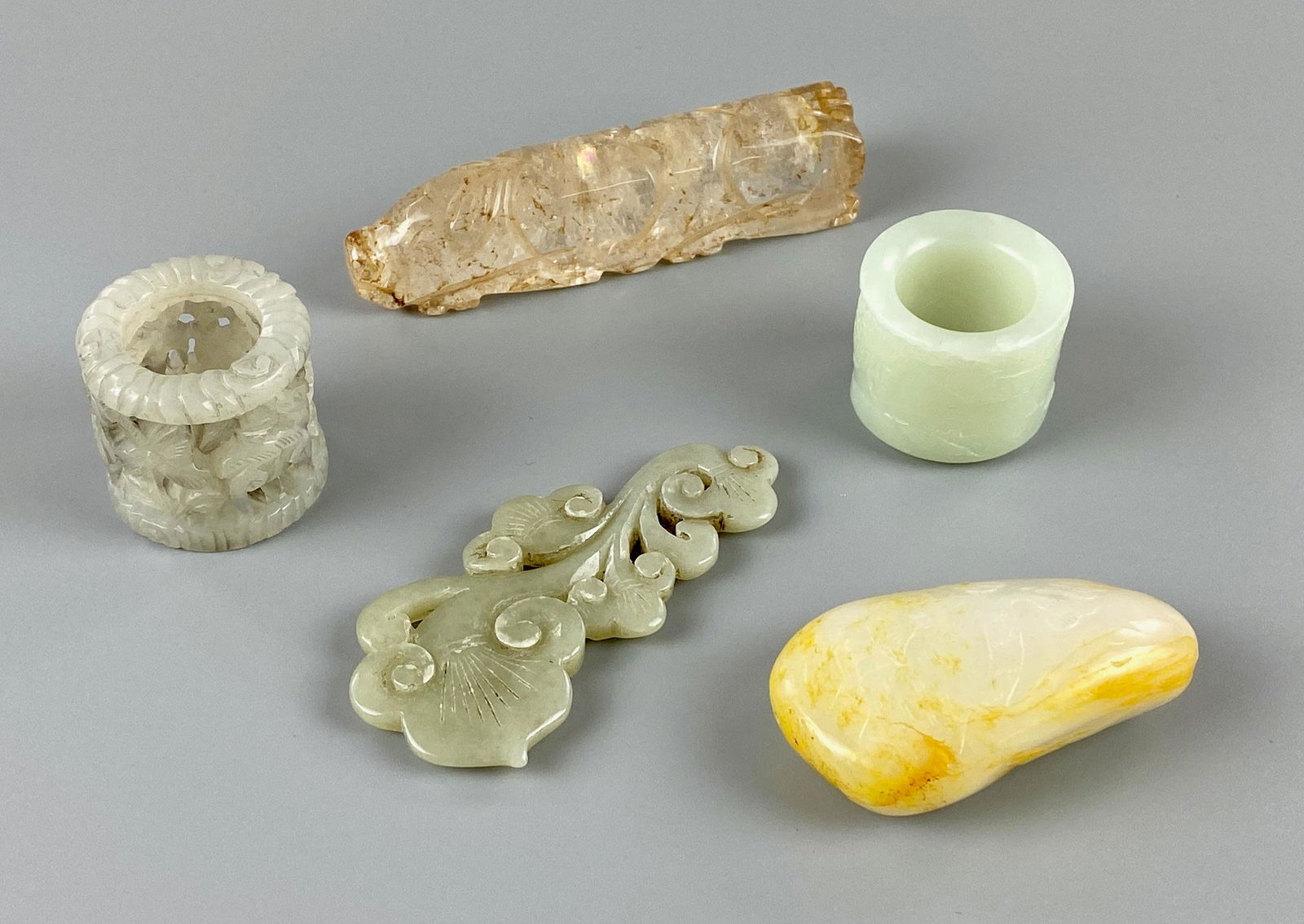 Chinese Jade and Rock Crystal Carvings (1 of 10)