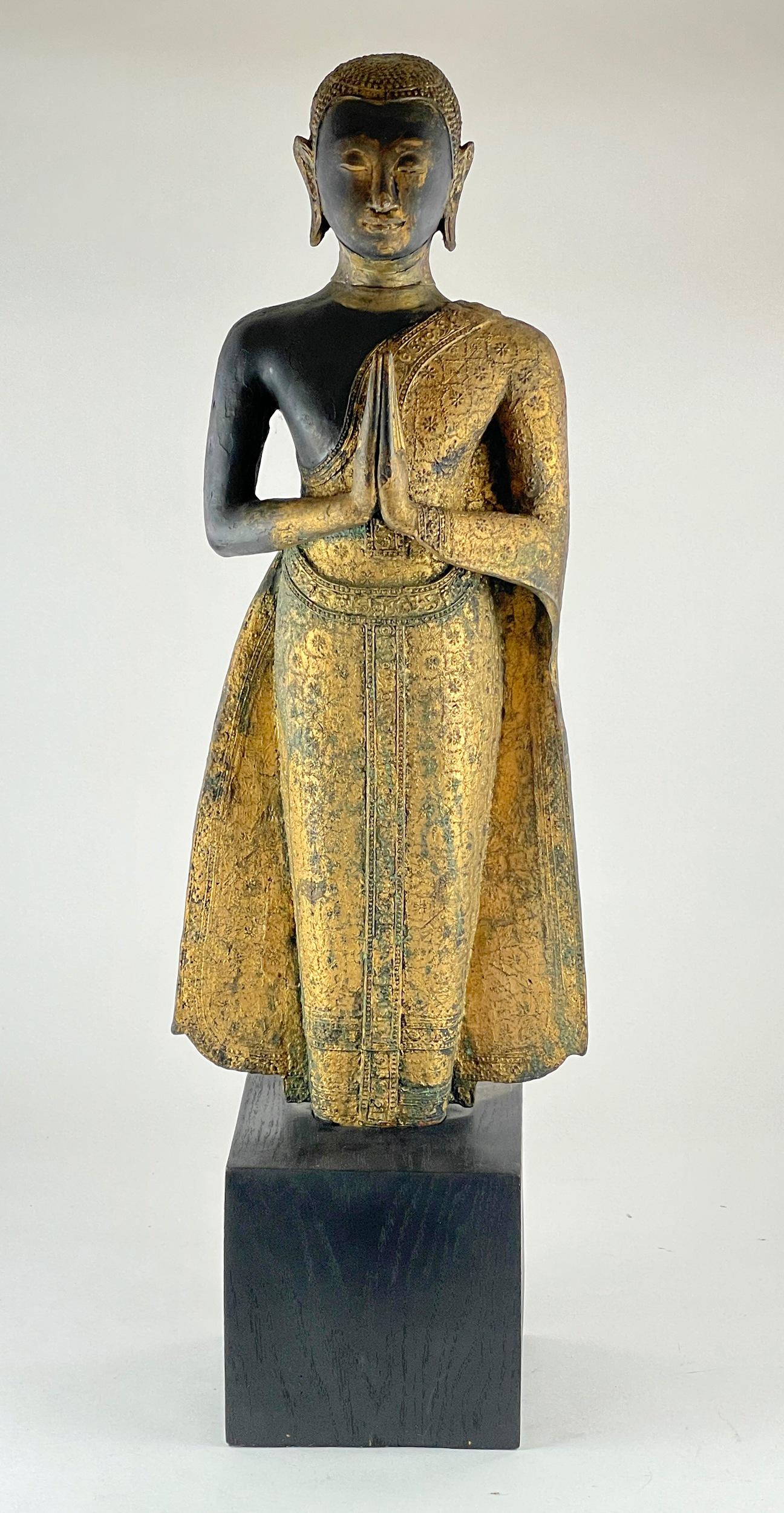 Substantial Thai Gilt Buddha Carving (1 of 5)