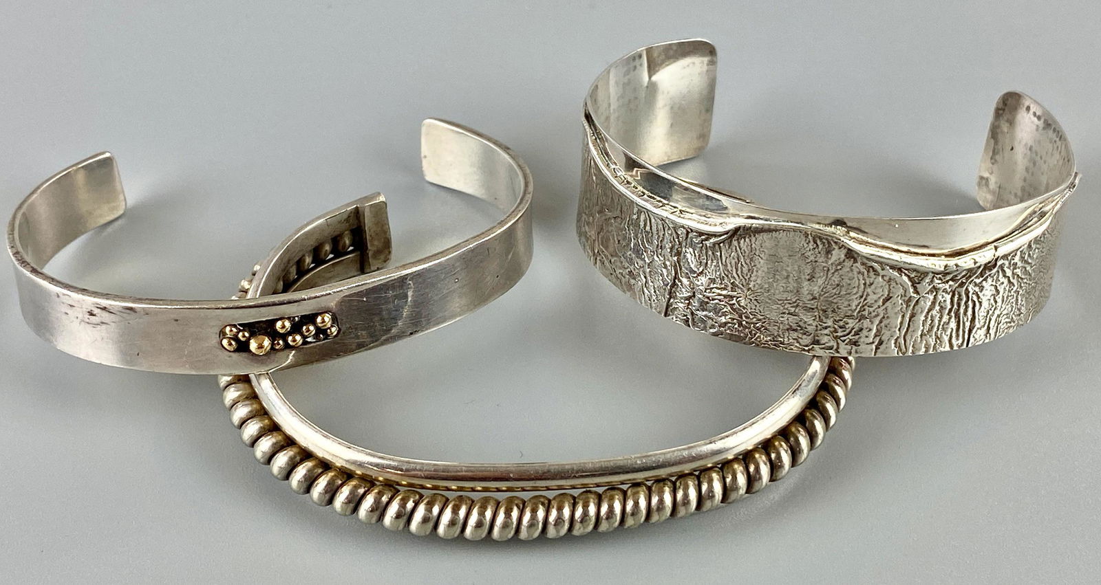 Three Sterling Bangles (1 of 9)