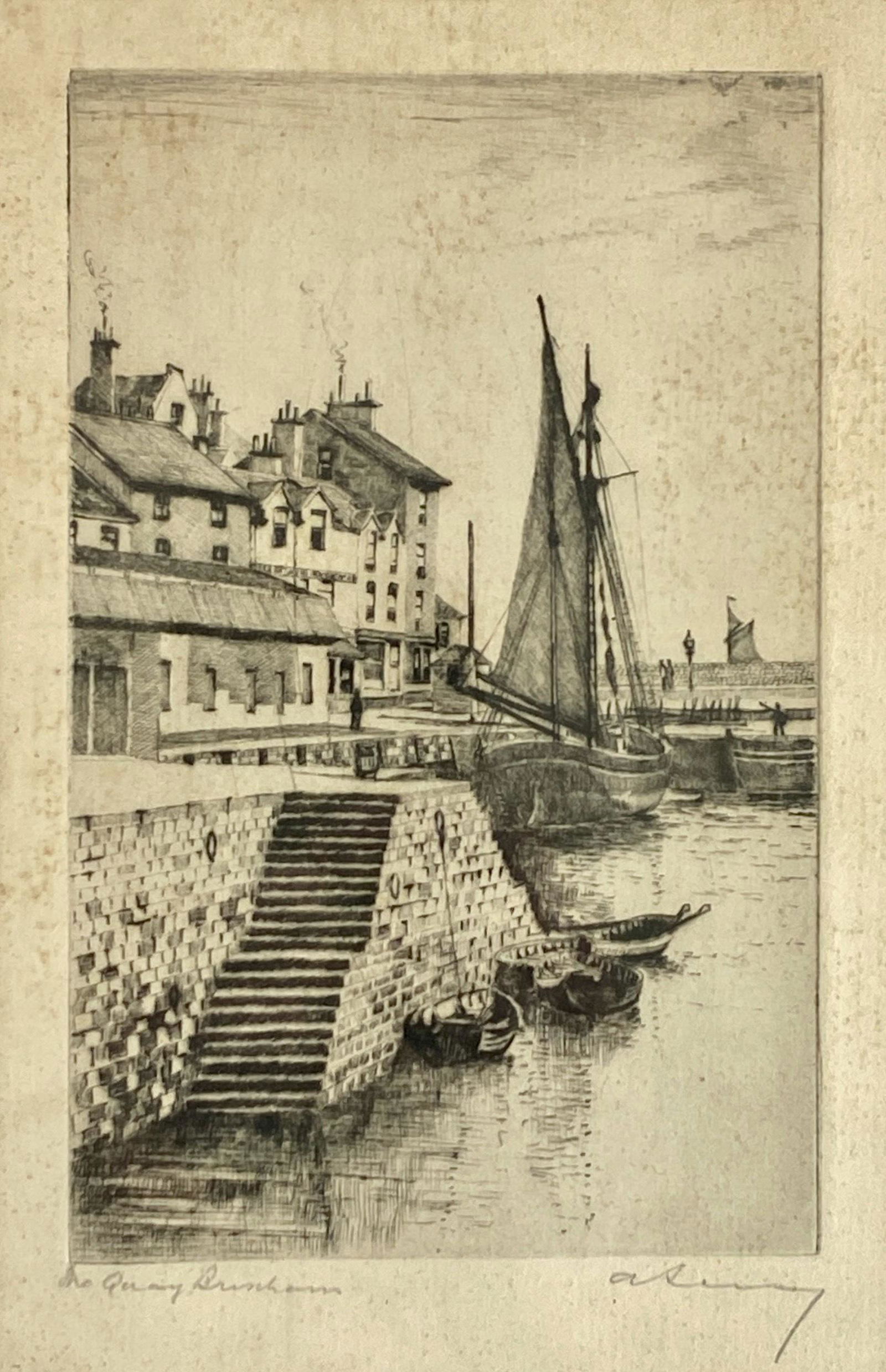 Pair of Continental Etchings (1 of 2)