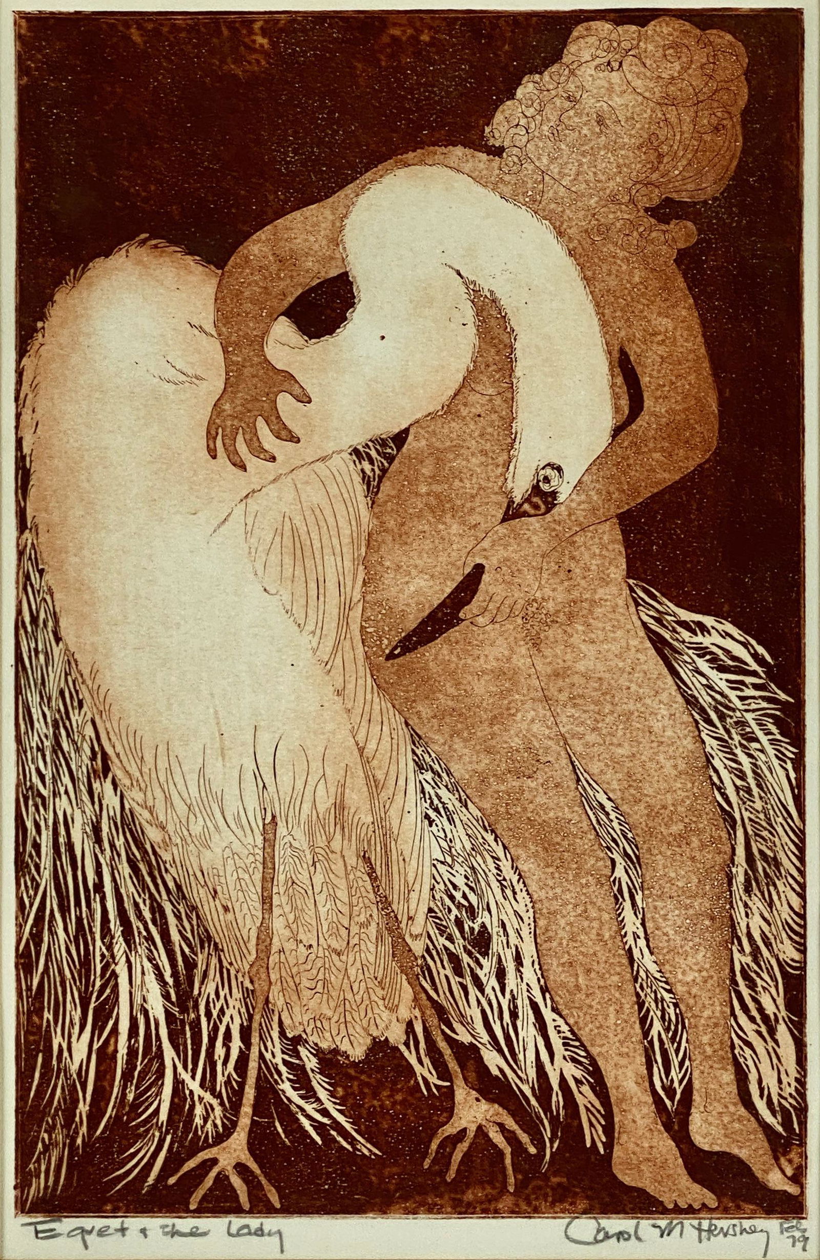 Carol M. Hershey, Intaglio Print (1 of 4)