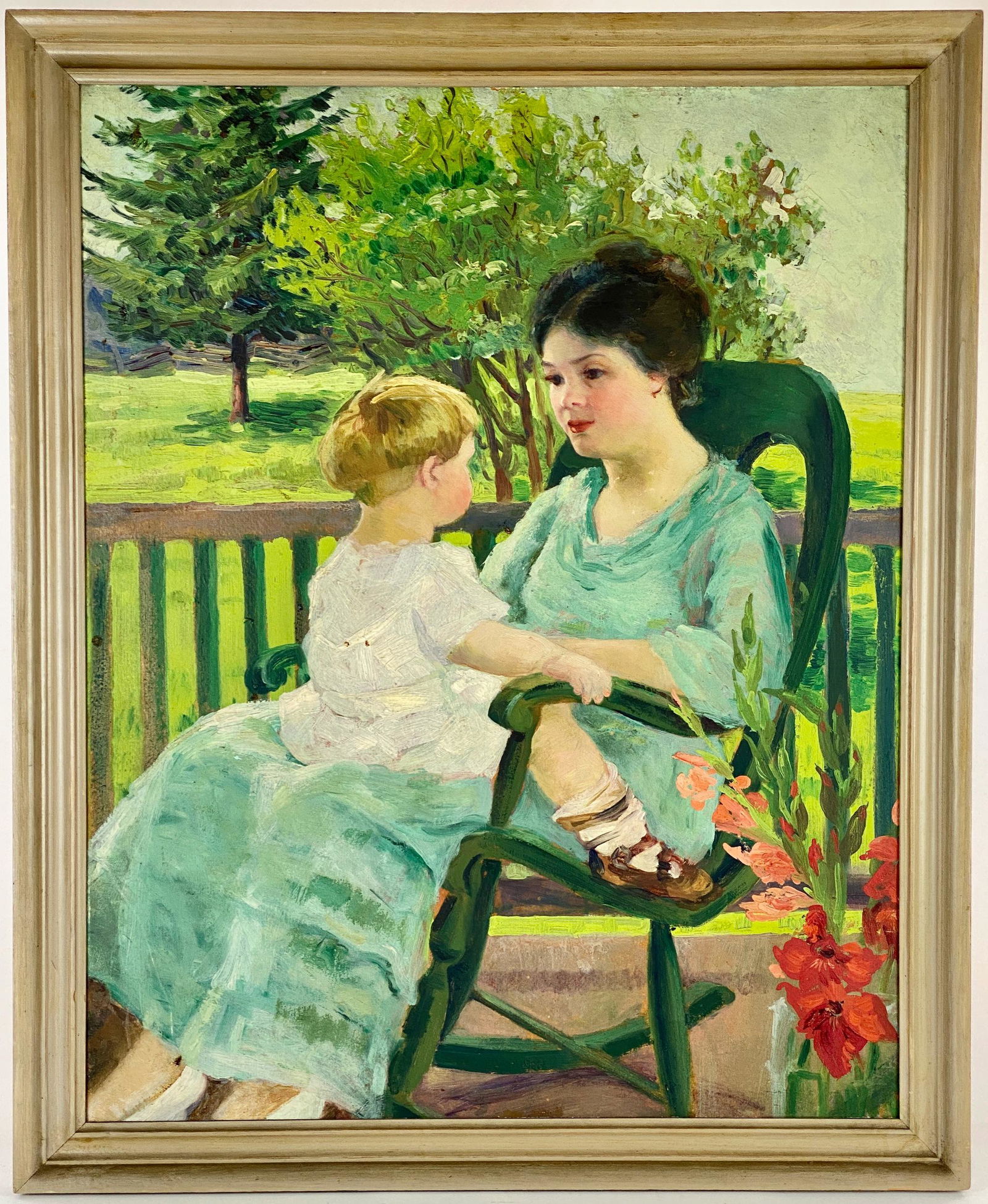 Impressionist Garden Painting (1 of 4)