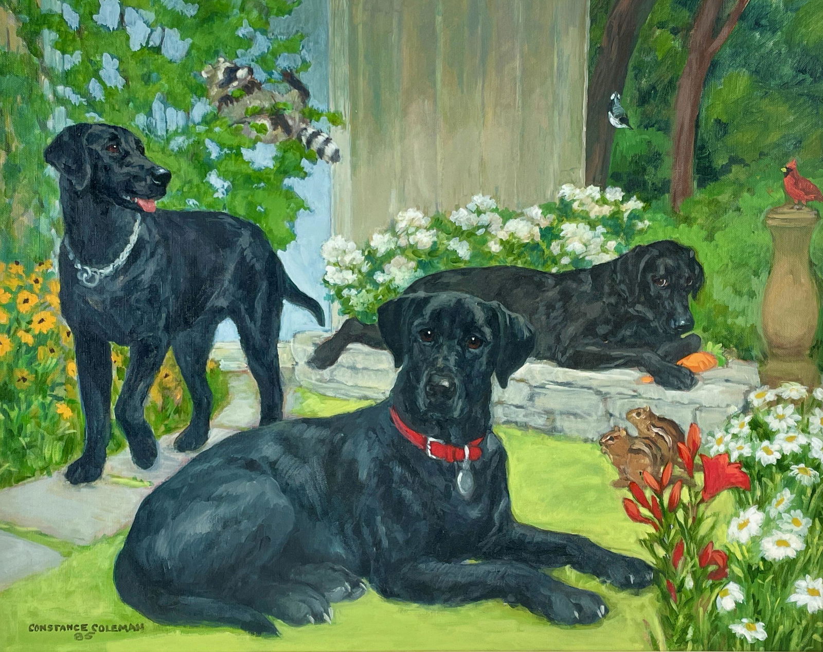 Constance Coleman Oil Portrait of Dogs (1 of 4)