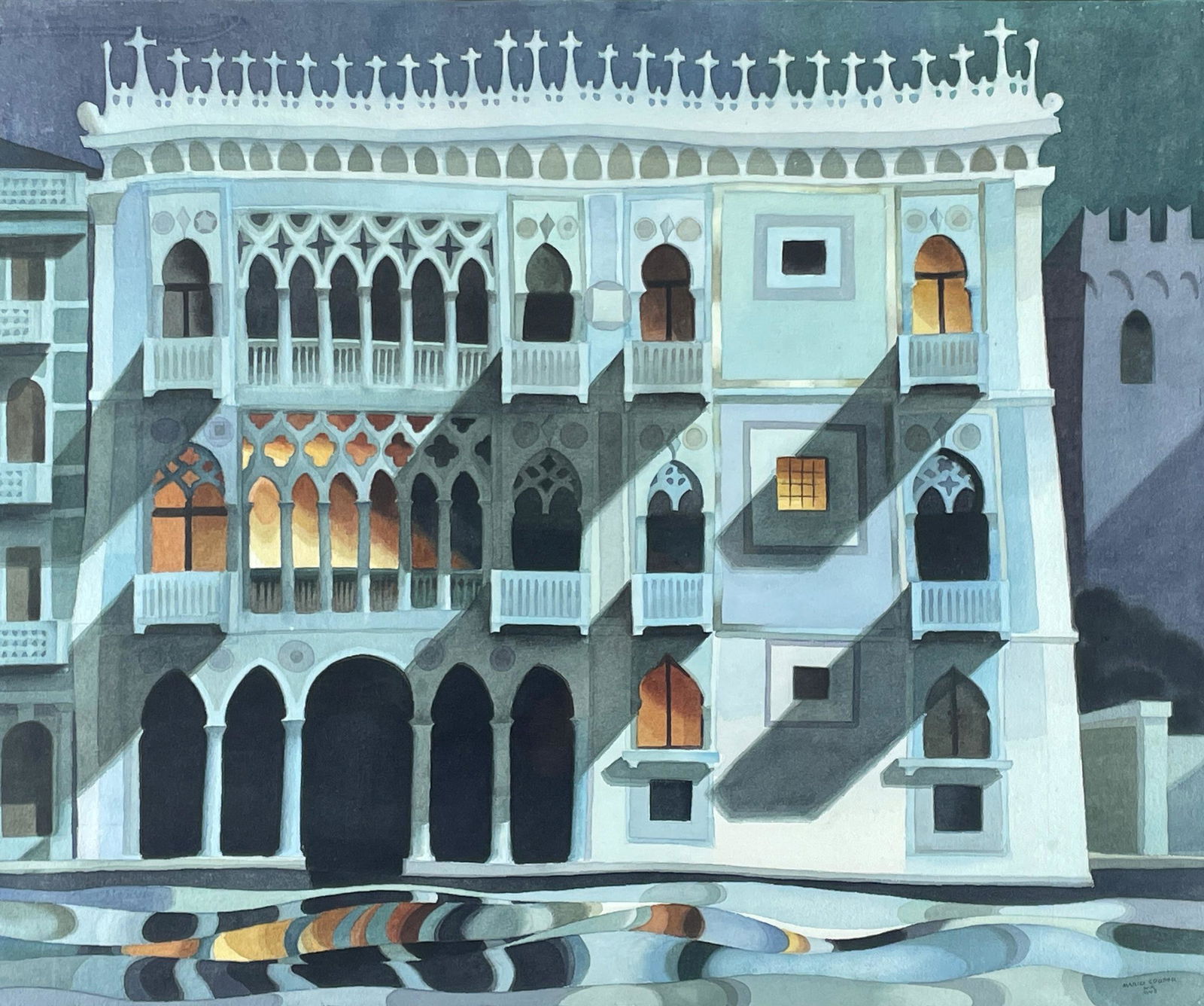 Architectural Watercolor by Mario Cooper (1 of 4)