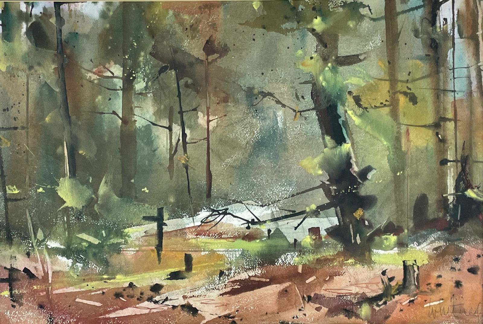 Watercolor Landscape by Edgar Whitney (1 of 4)