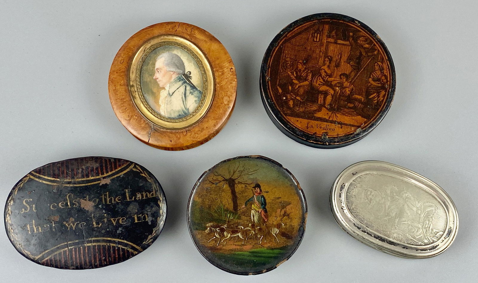 Fine Group of Early Snuff Boxes (1 of 13)