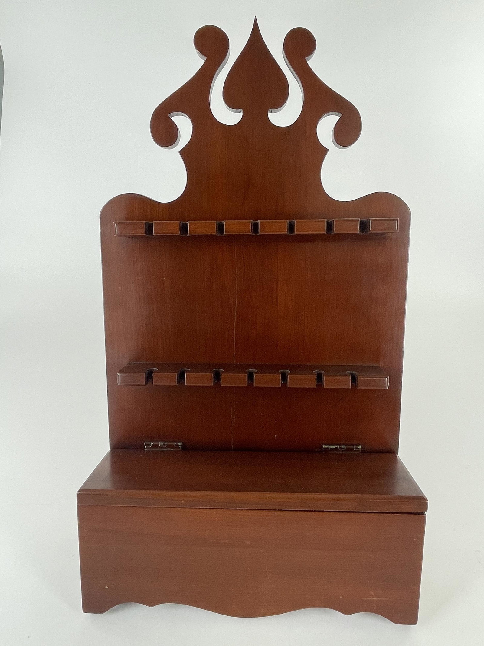 Carved Hanging Rack in Cherry (1 of 5)