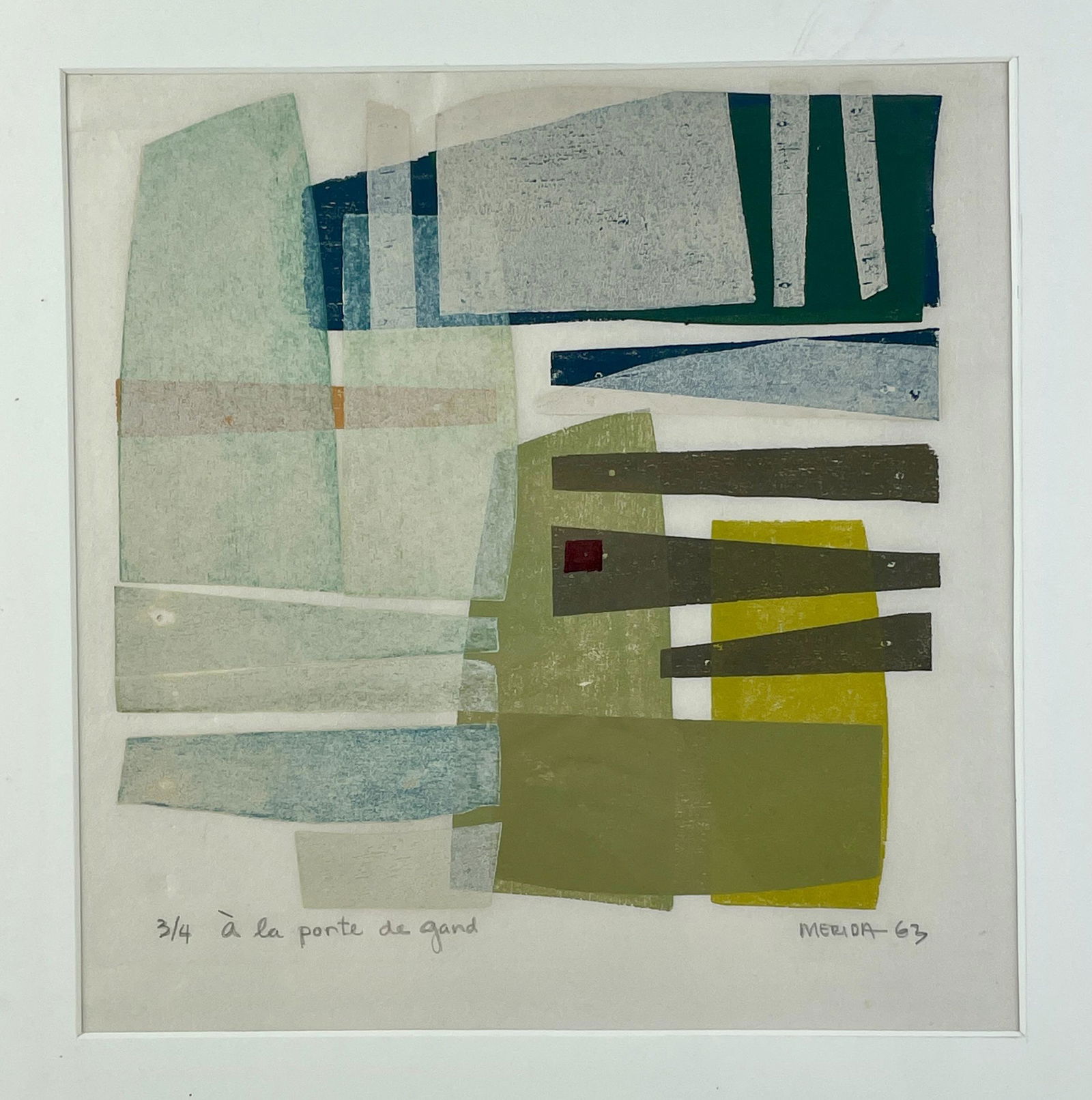 Carlos Merida Serigraph, 1963 (1 of 3)