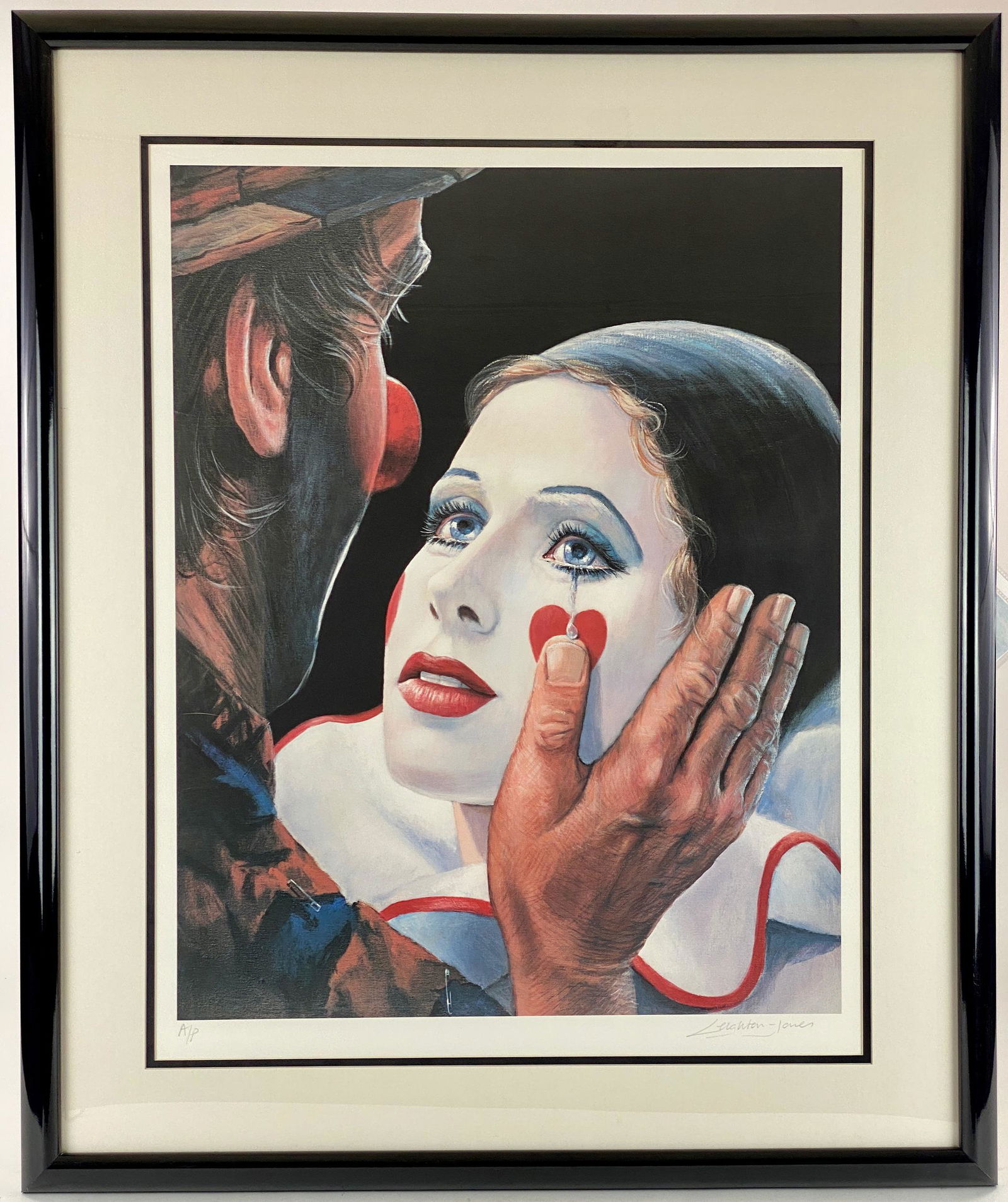 Barry Leighton Jones (UK) Offset Lithograph, "Helping (1 of 5)