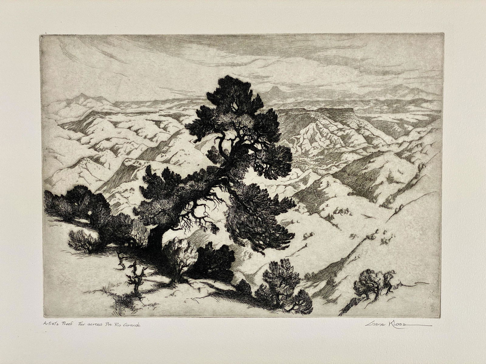 "Far Across the Rio Grande" by Gene Kloss (1 of 6)