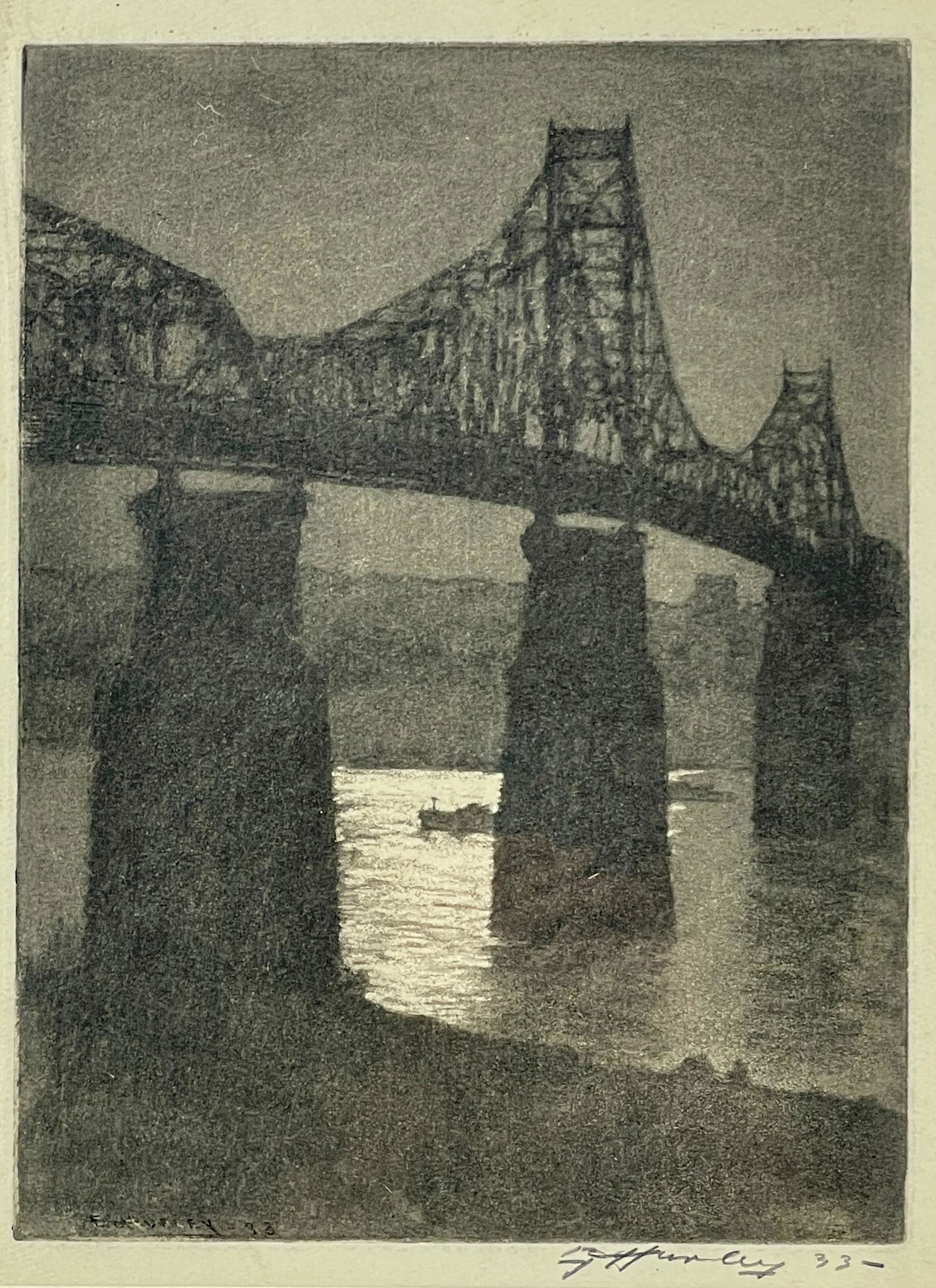 E.T. Hurley Cincinnati Etching (1 of 3)