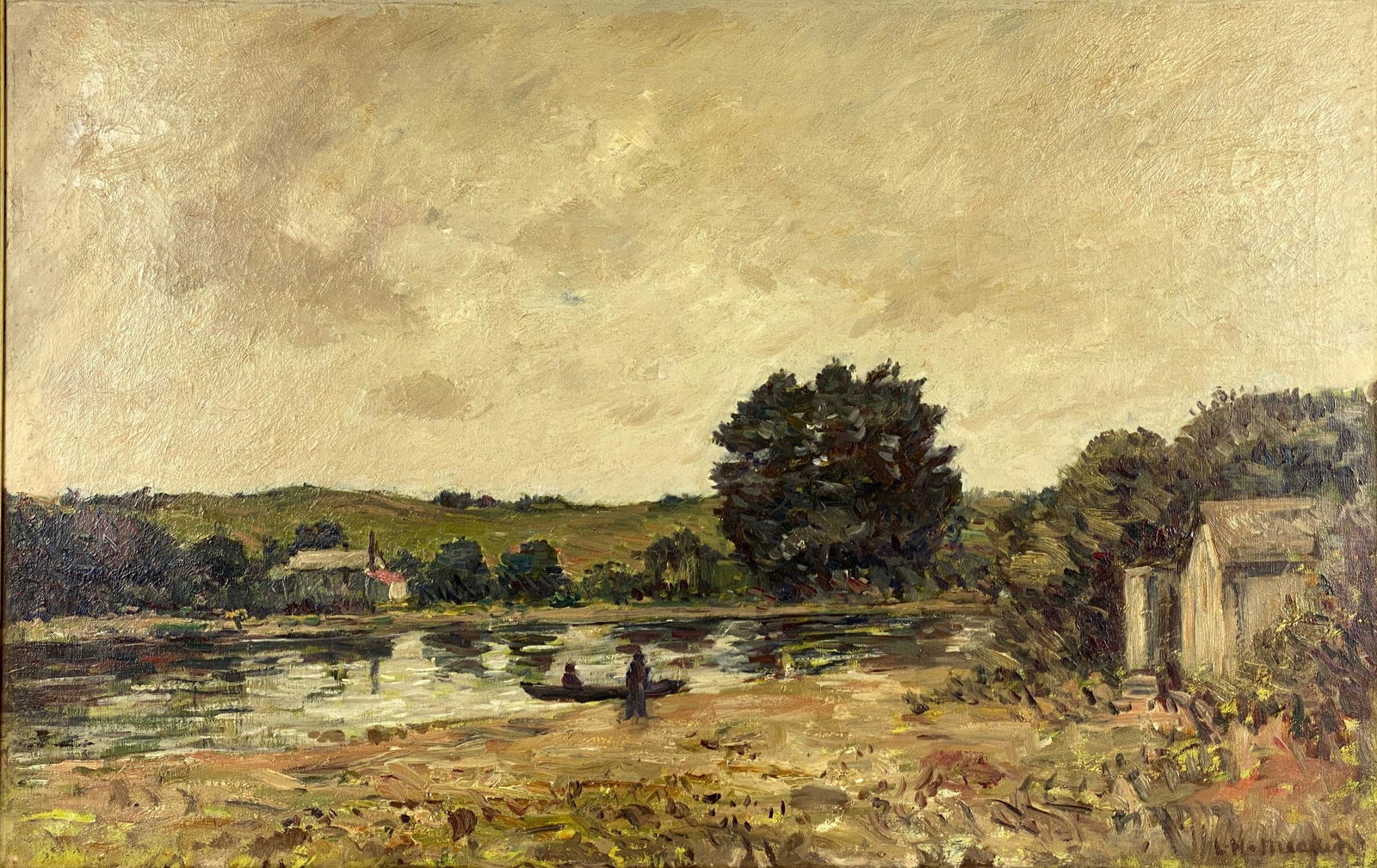 Lewis Henry Meakin Large River Scene (1 of 11)