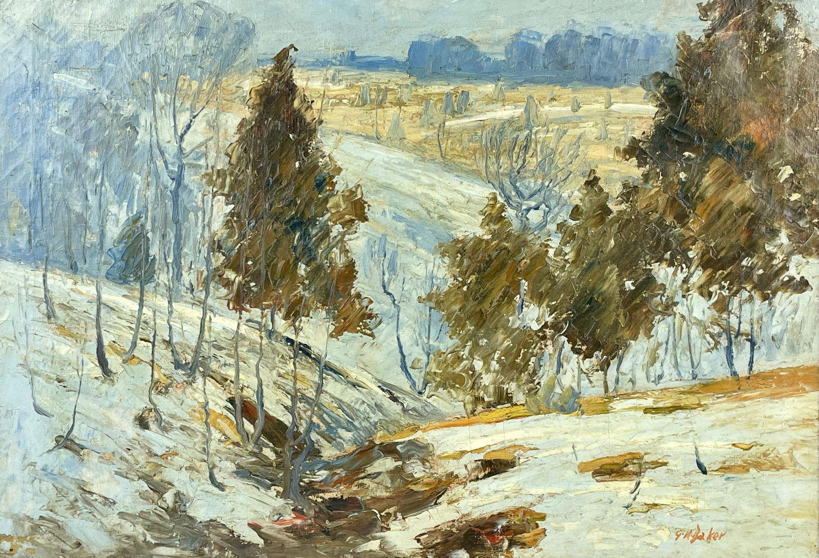 Winter Landscape by George Herbert Baker (1 of 6)
