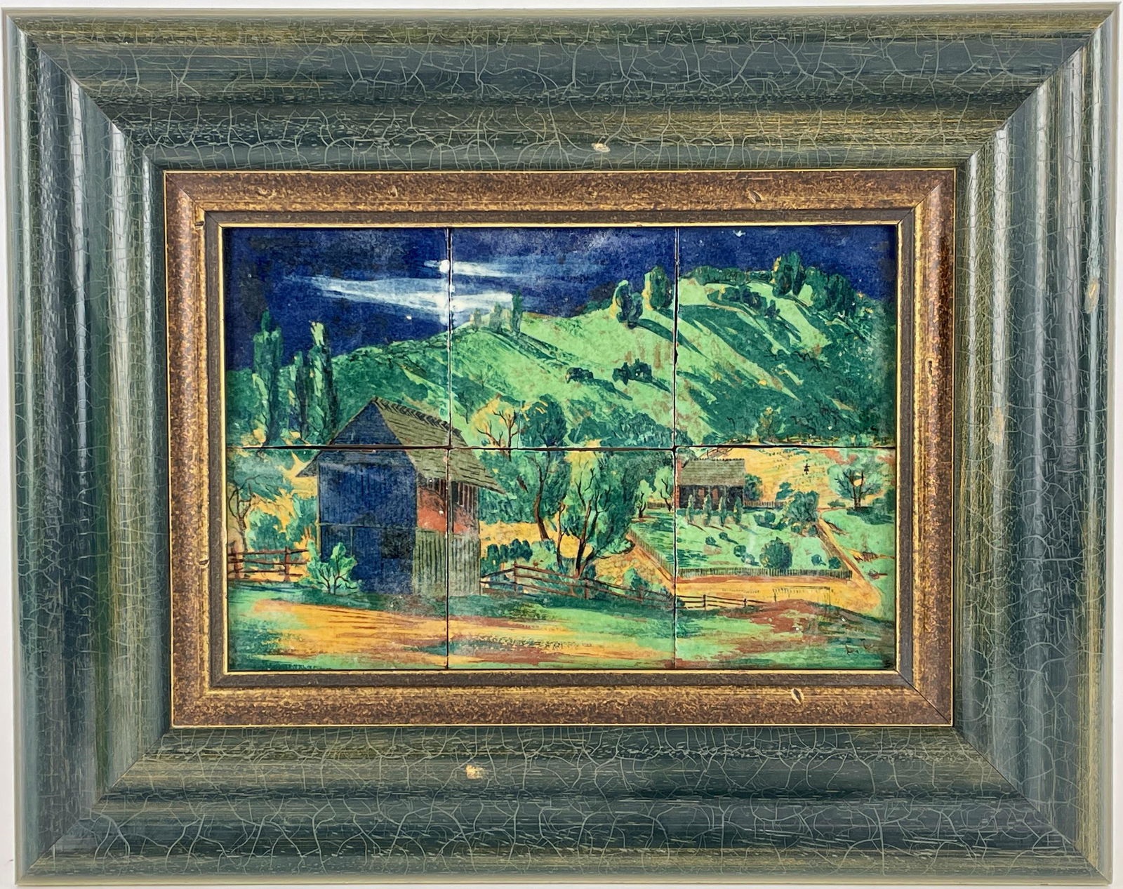 Six Piece Ceramic Tile Landscape (1 of 3)