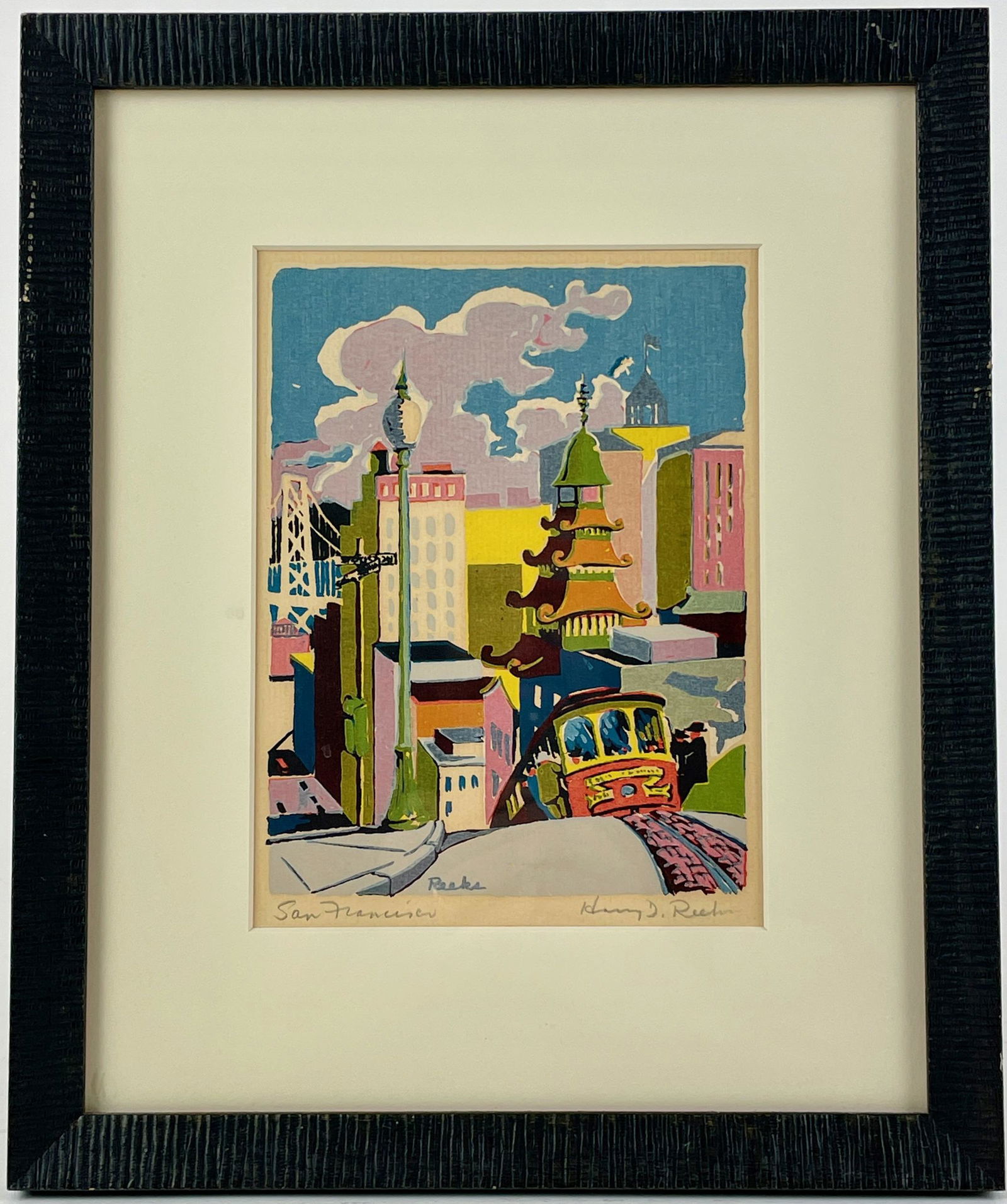 Pair of Lithographs by Harry Meeks, San Francisco (1 of 2)