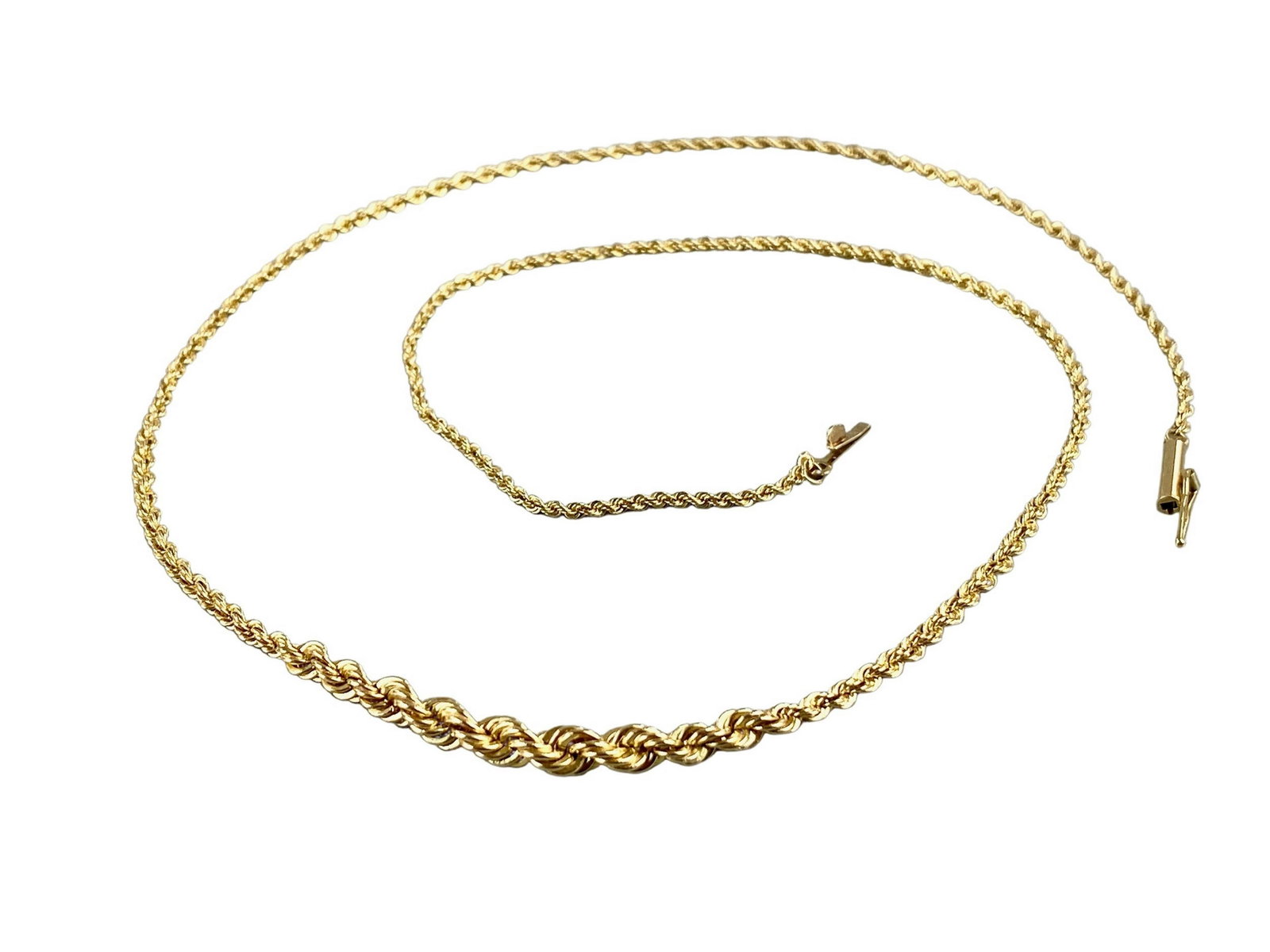 14 Karat Gold Chain: 6.7 grams total weight Lifetime collection of Carol and Robert (Rob) Kane, Oxford, OH.