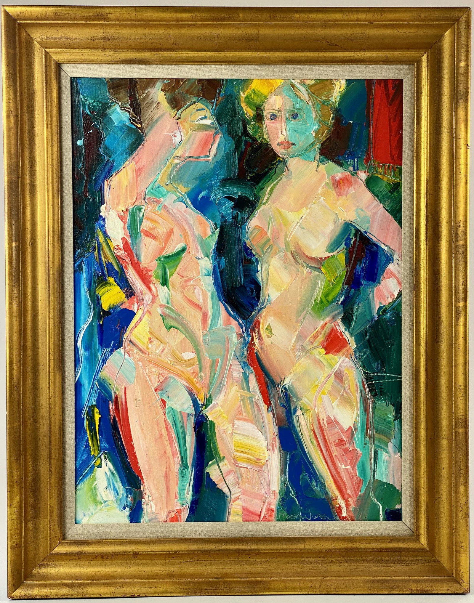 Jack Meanwell Acrylic Abstract Nudes (1 of 5)