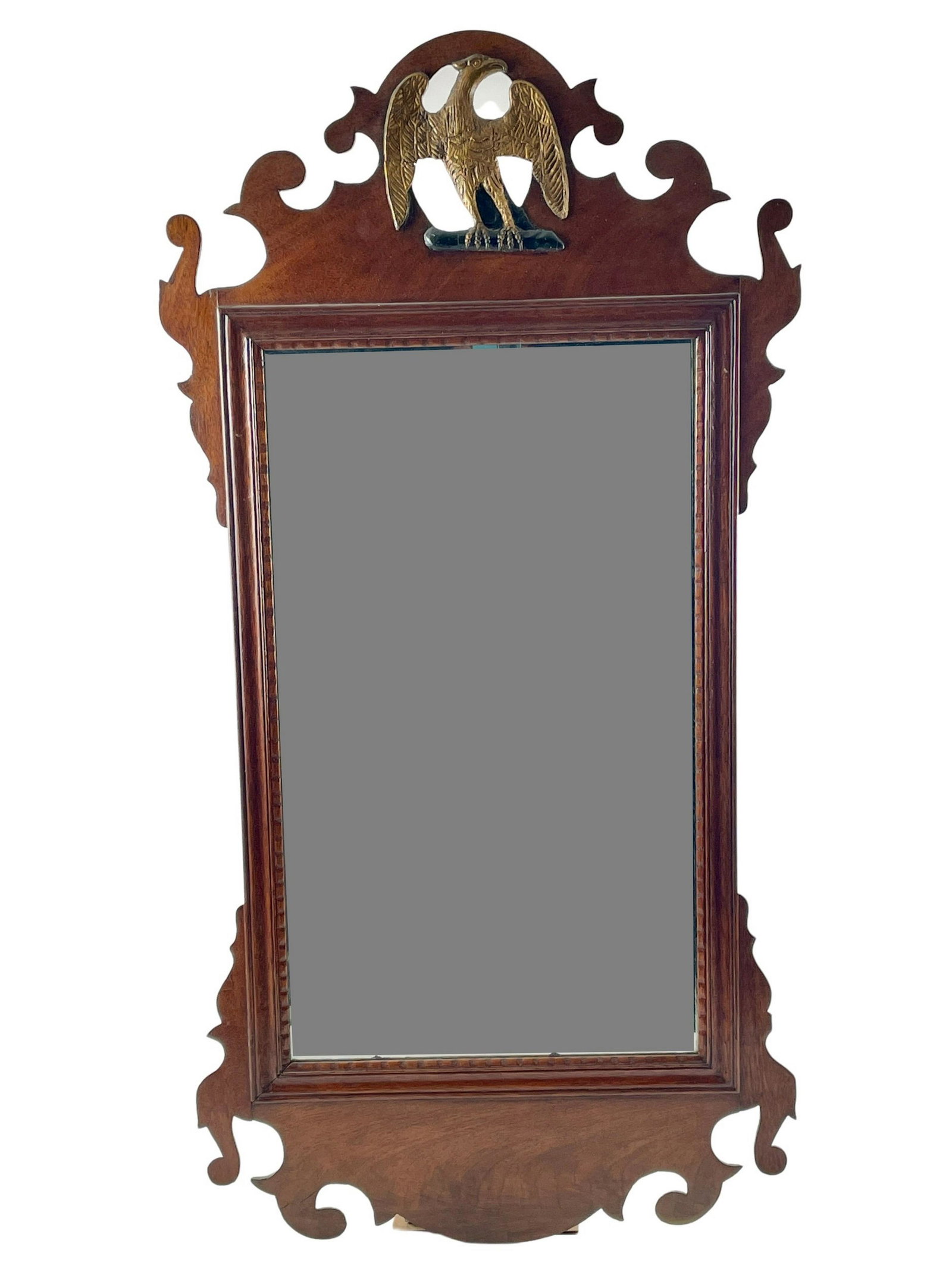 Chippendale Style Mirror with Eagle (1 of 4)