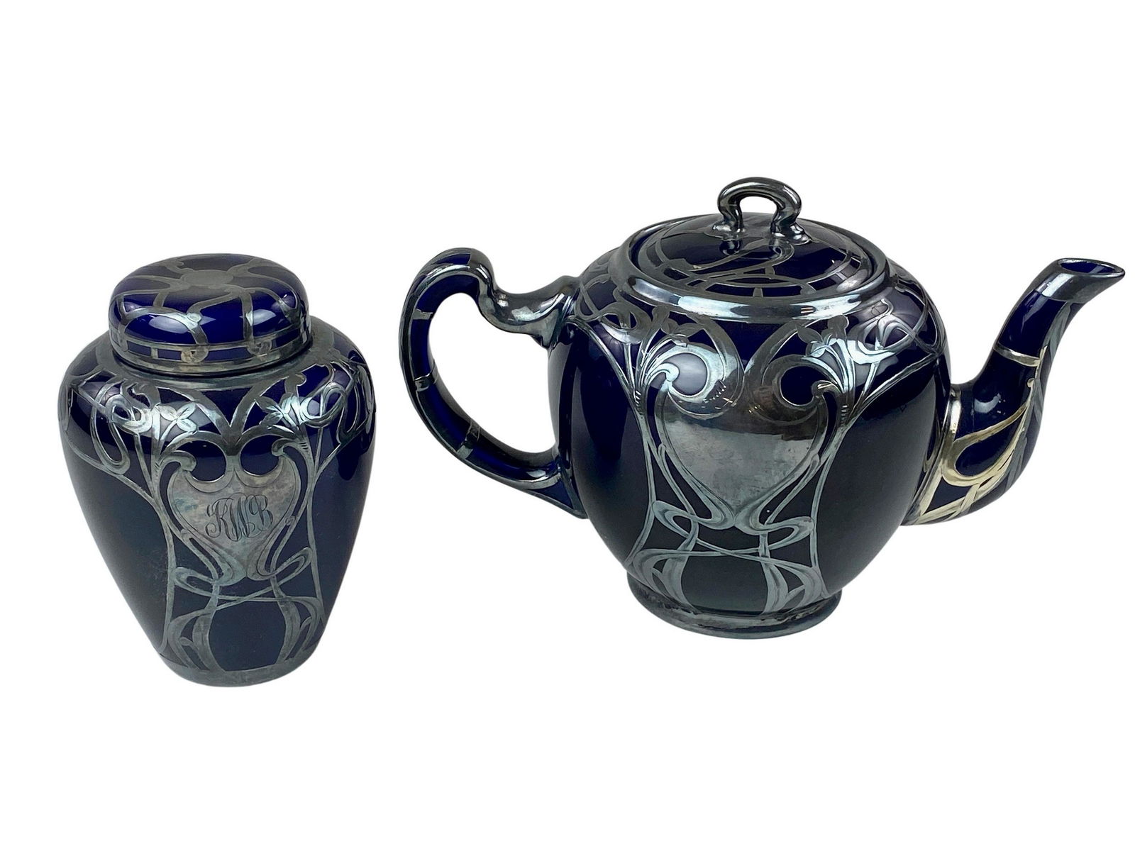 Lenox SIlver Overlay Partial Tea Set (1 of 11)