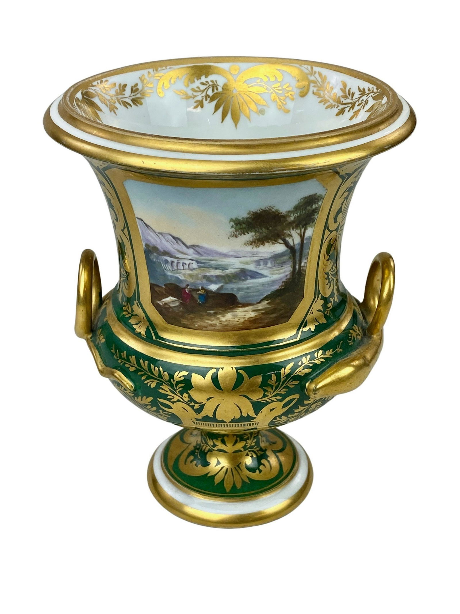 Royal Crown Derby Urn Vase with Scenic Reserve (1 of 6)