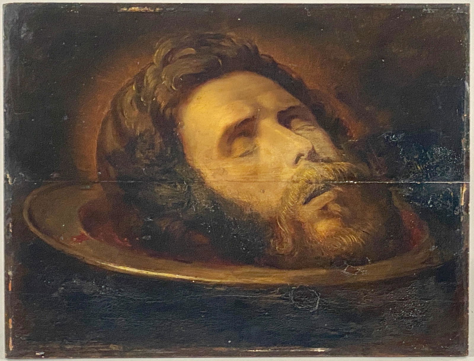 Circle of Andrea Vaccaro, Head of John the Baptist (1 of 4)