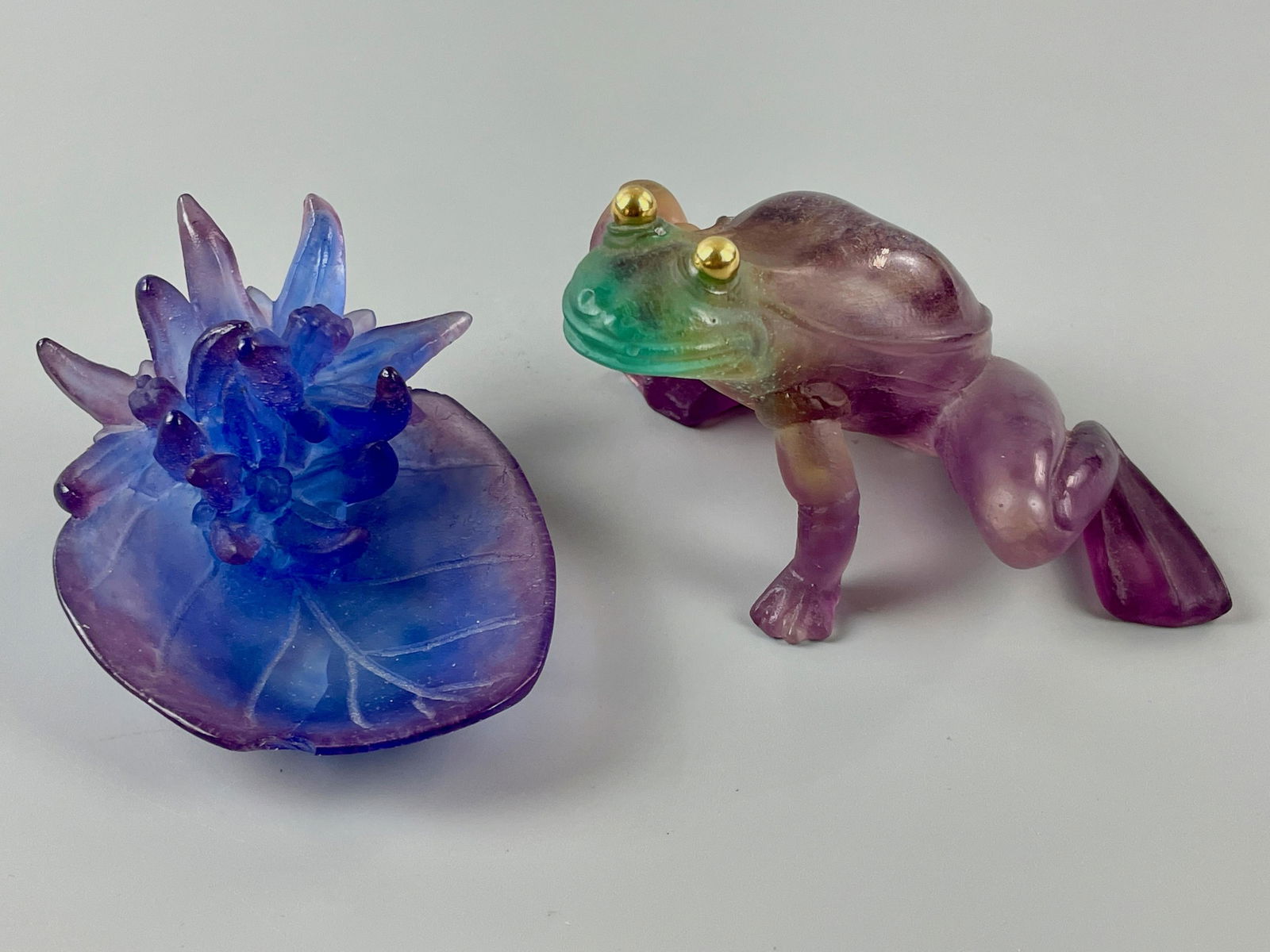 Pair of Daum Nancy Pate de Verre Objects (1 of 12)